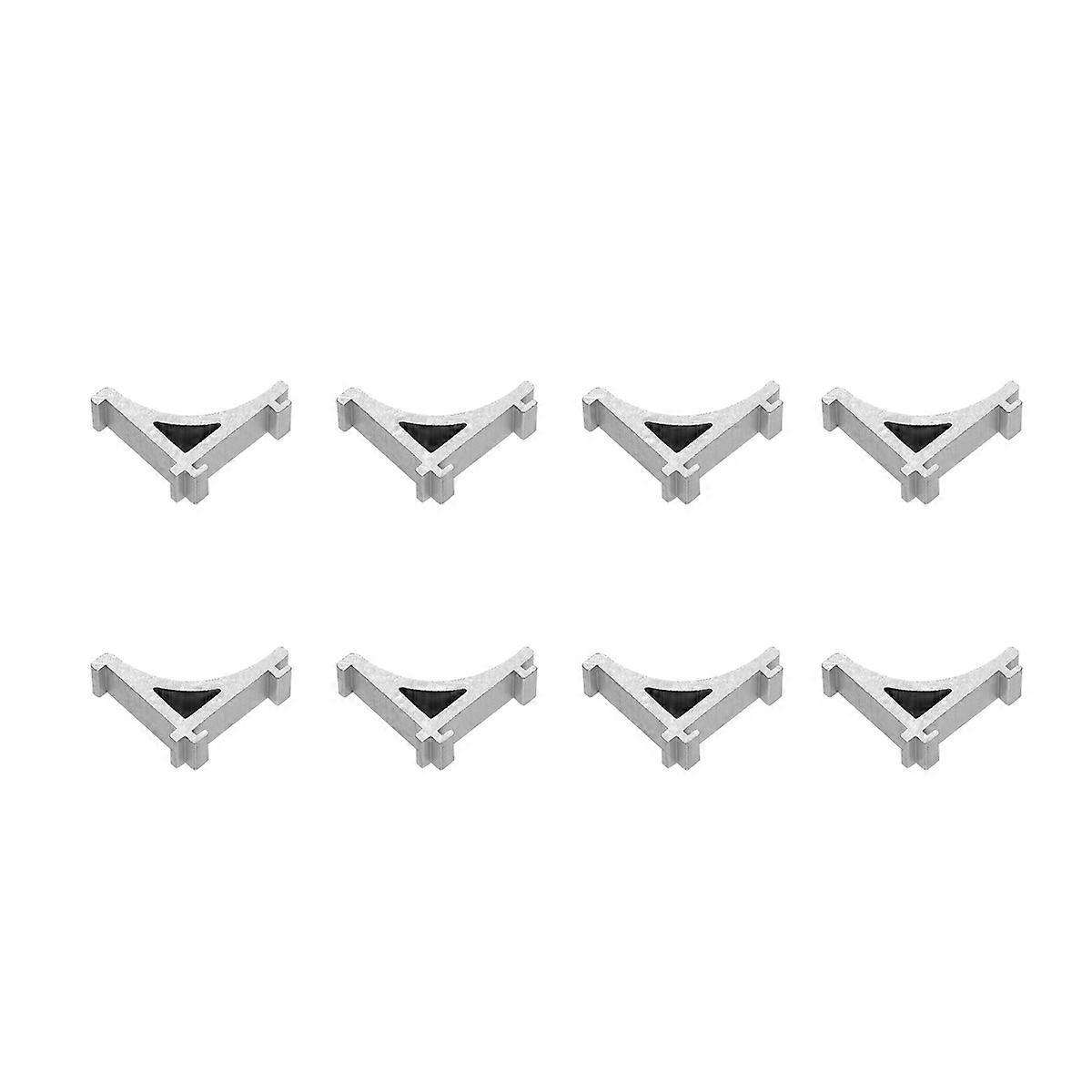 Stück Gefrierfach-regalclips, Kühlschrank-stützhaken, Kühlregal-stütze, Gefrierfachclips (aluminium, Größe 5)-2.7x2.2cm