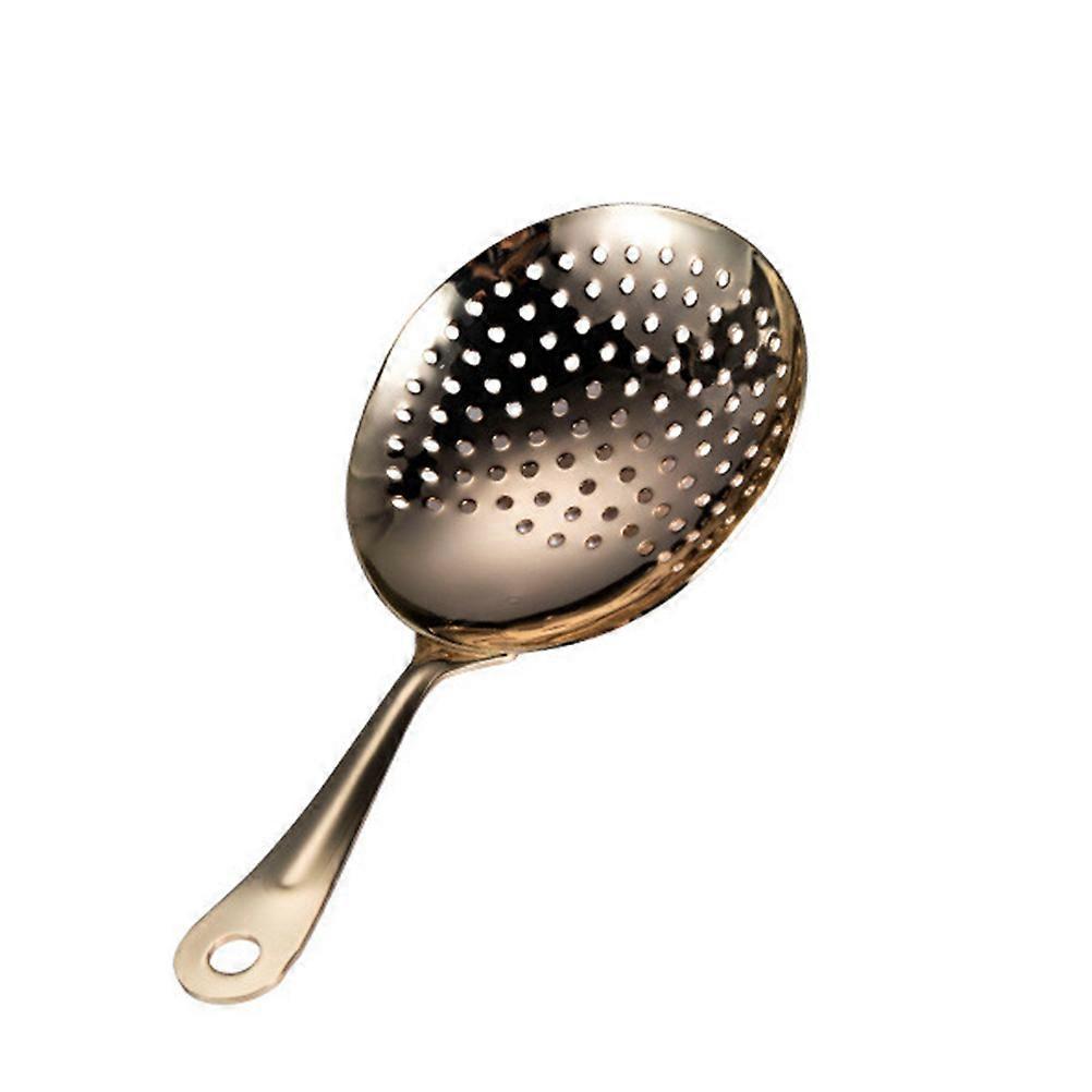 Cocktailsieb Aus Edelstahl 304, Barzubehör, Suppenkelle, Sieb, Schaumlöffel, Eiswürfelsieb, Kochutensil Für Barkeeper-16.57.72cm-golden