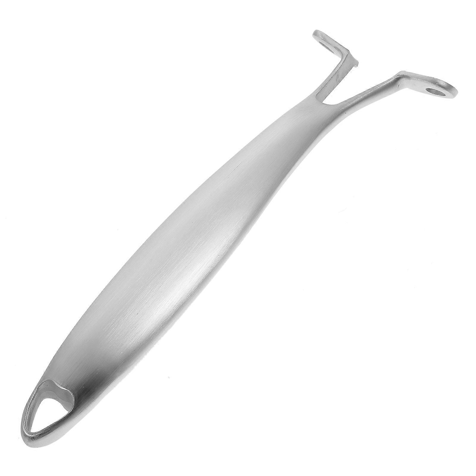 Topfgriff Aus Edelstahl Für Den Haushalt, Hitzebeständig, Rutschfest-23x3.2x3cm-silver