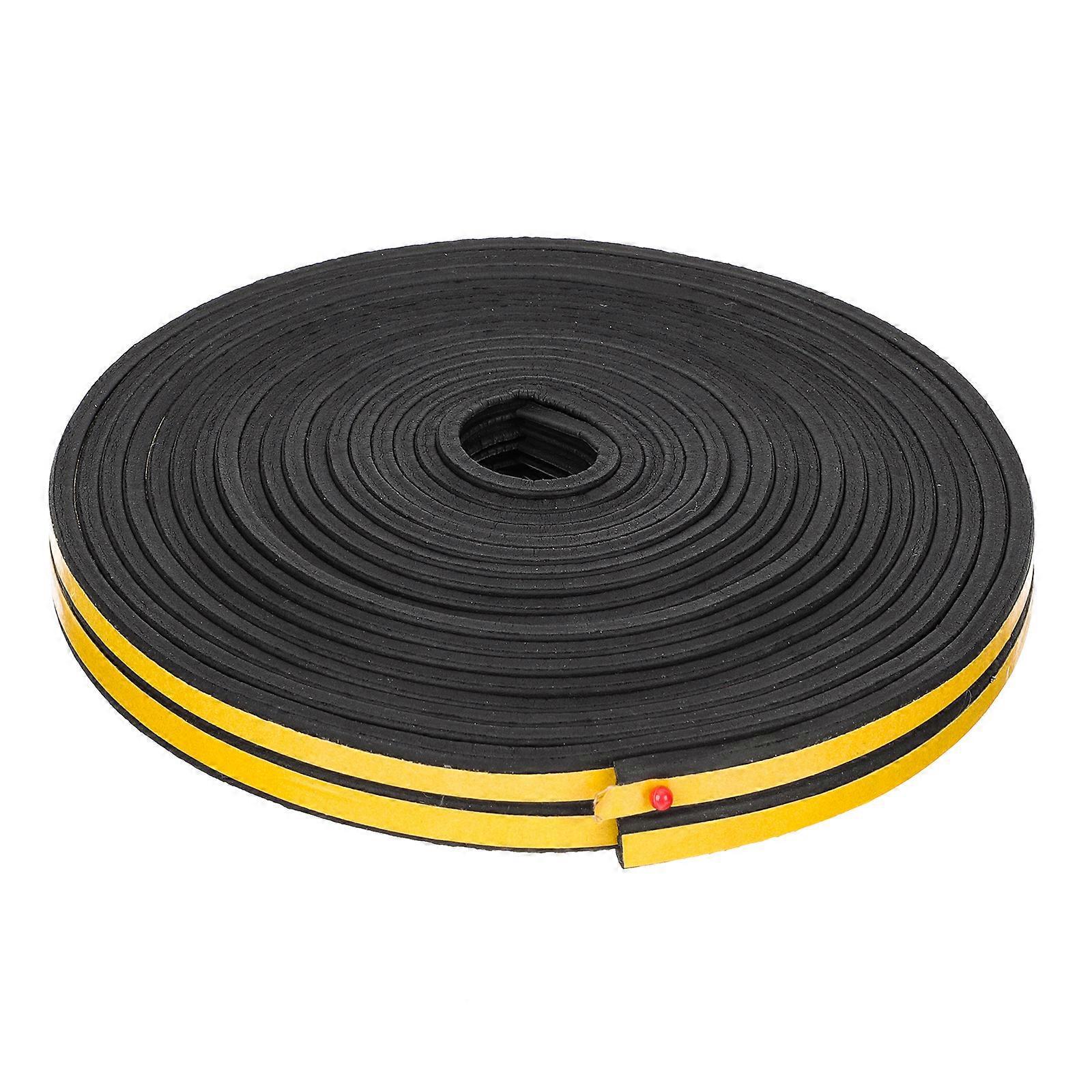 Wetterdichtungsband, Selbstklebend, Schalldämmend, Türdichtungsband-120x1.7cm-black