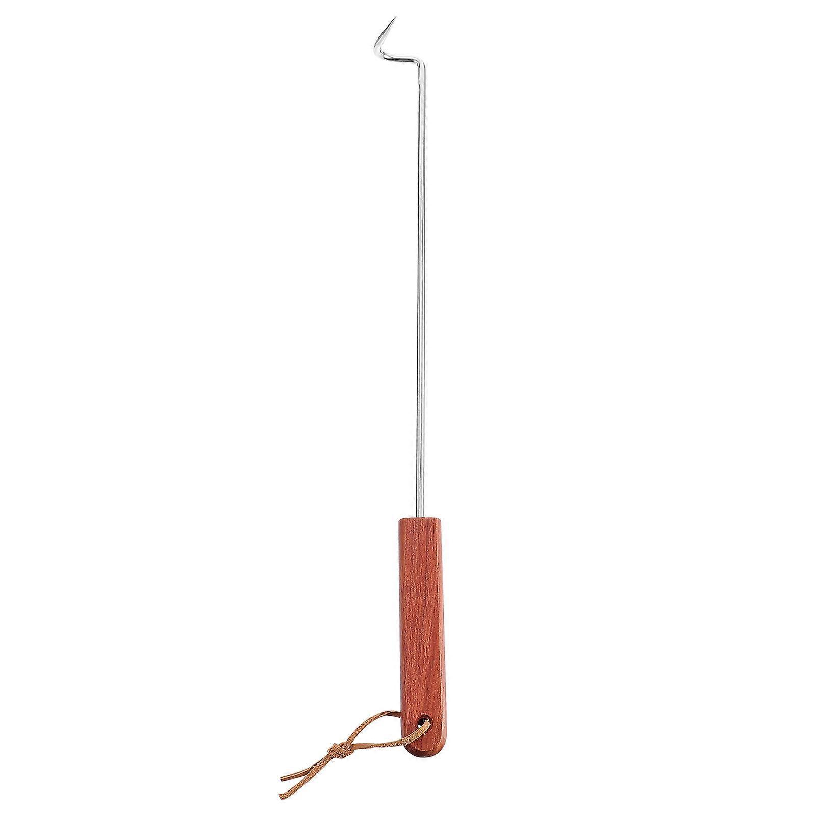 1 Stück Grillwender Aus Edelstahl Mit Haken-44x3x5.5cm