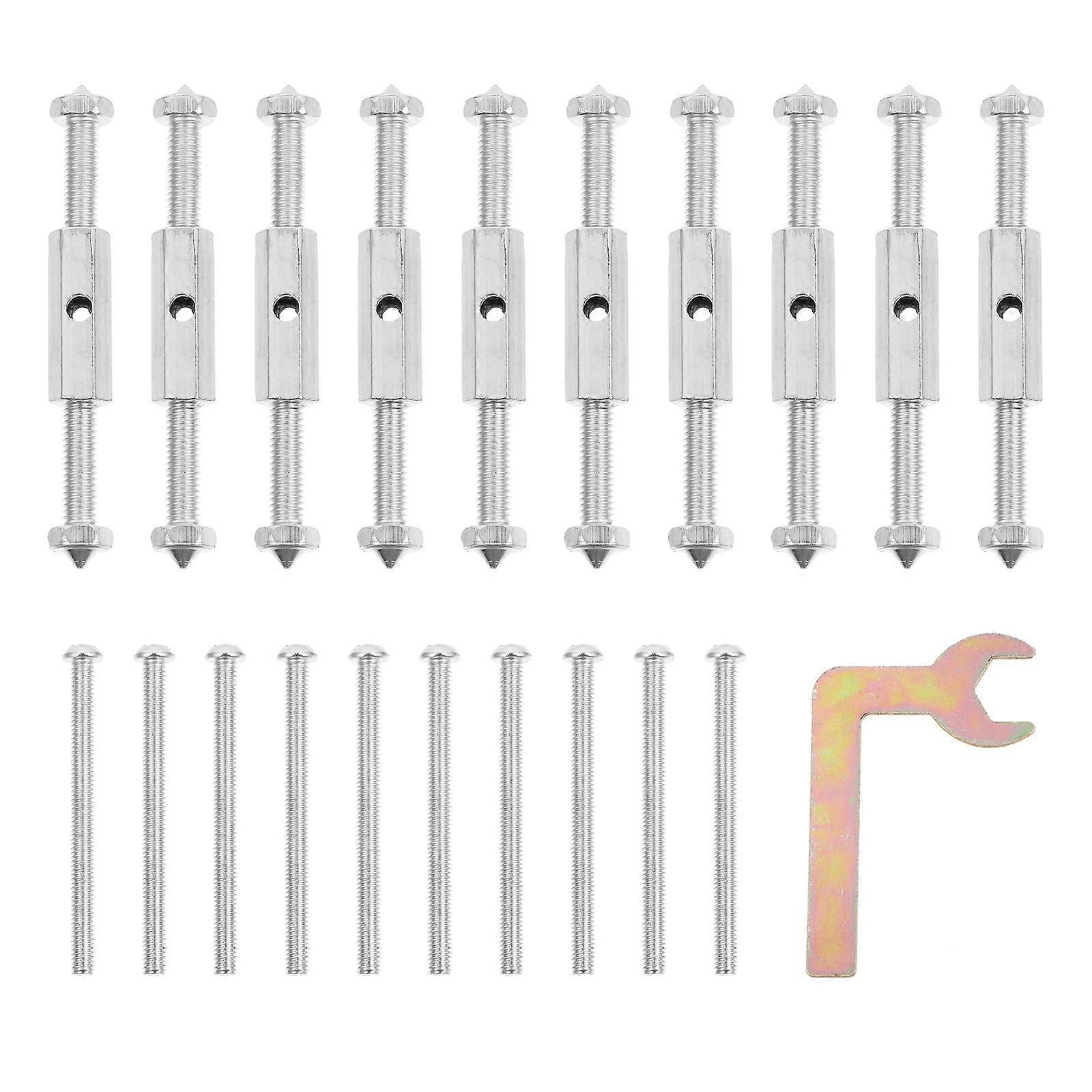 21-teiliges Reparaturset Für Verteilerdosen, Schalterkassetten, Schraubenhalterungen Und Hebel-8x1cm-silver