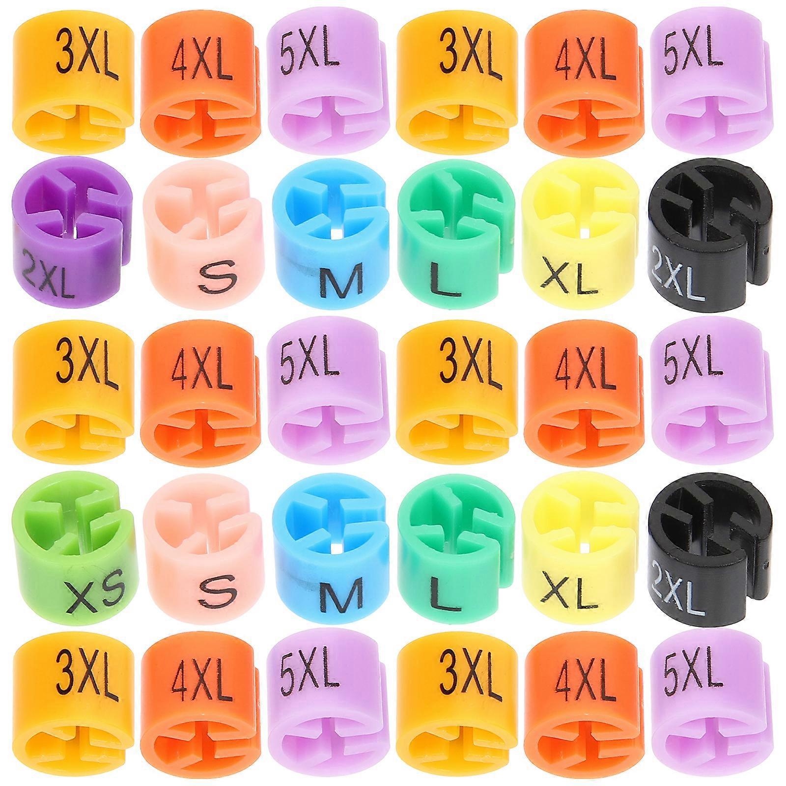 200 Stück Kleiderbügel-nummernmarkierer Für Den Laden-1.20x1.20x1.00cm-colorful