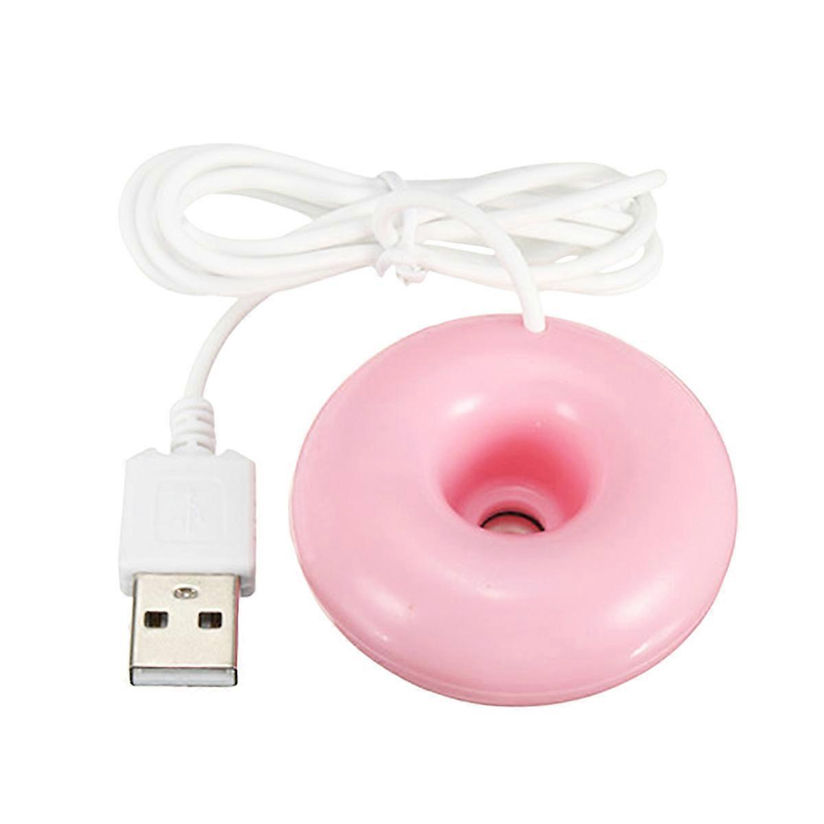 Mini-luftbefeuchter, Tragbar, Usb-betrieben, Schwimmend, Donut-luftbefeuchter, Heim- Und Schreibtisch-luftbefeuchter, Nebelmaschine, Mini-feuchtigkeitsvernebler (pink)-pink