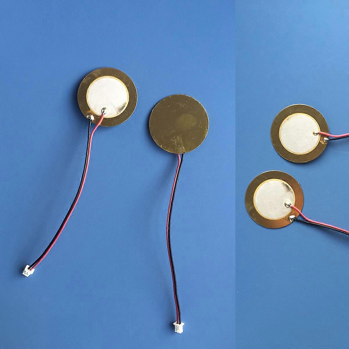 10 Stück 27 Mm Piezo-scheibenmembranelemente, Verdickte Kupferblech-piezo-keramikchips Mit Anschlusskabel