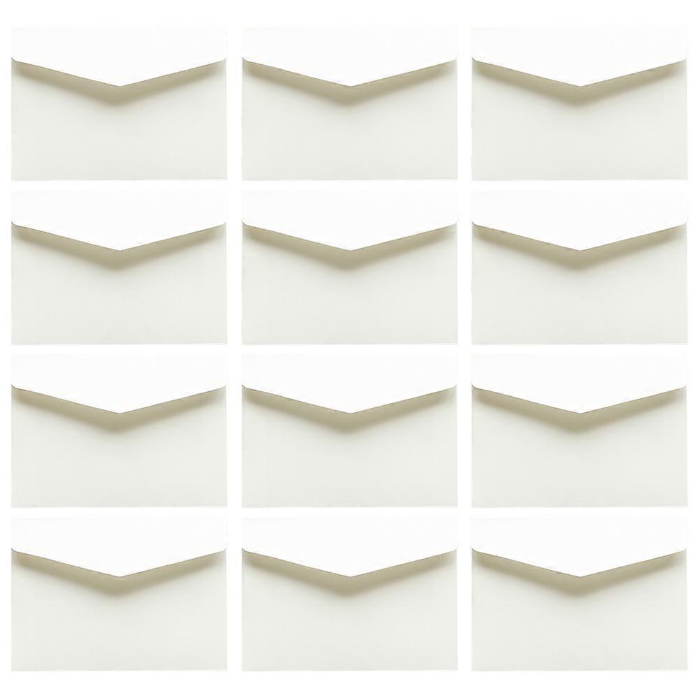 100 Stück Briefumschläge, Geldaufbewahrungsbeutel, Geschäftsgeldumschläge-11.30x8.00x0.10cm-white