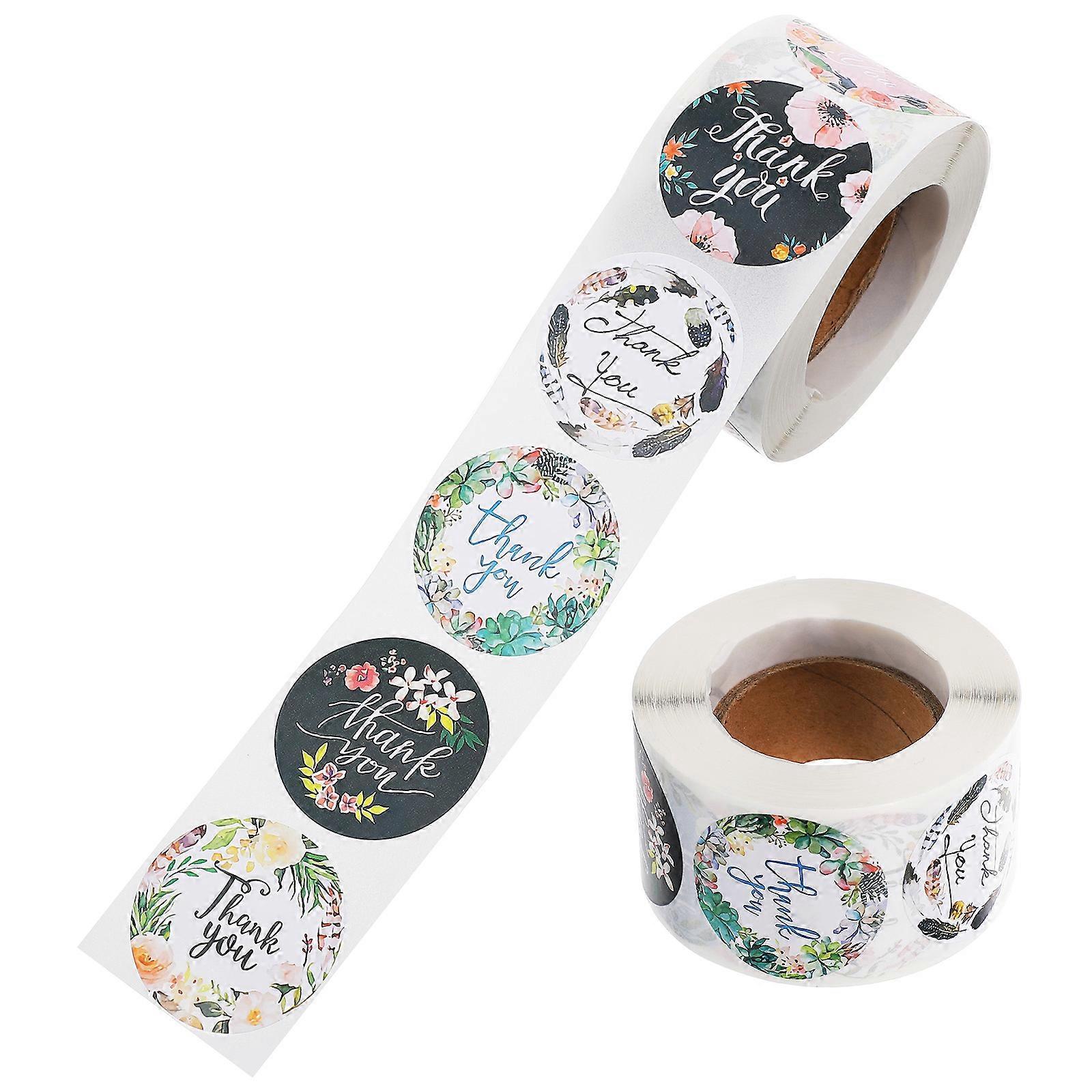 Rollen/1000 Stück Geschenketiketten, Selbstklebende Briefumschlag-verschlussaufkleber-100x3.8x0.1cm