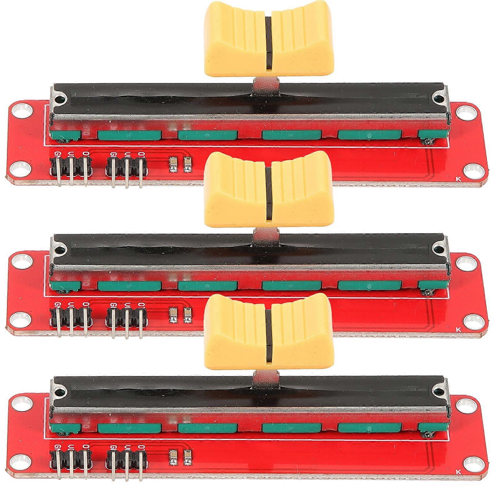 3 Stück Ersatz-schiebepotentiometer 10k Potentiometer Für Elektronikbausteine-9x2cm-red