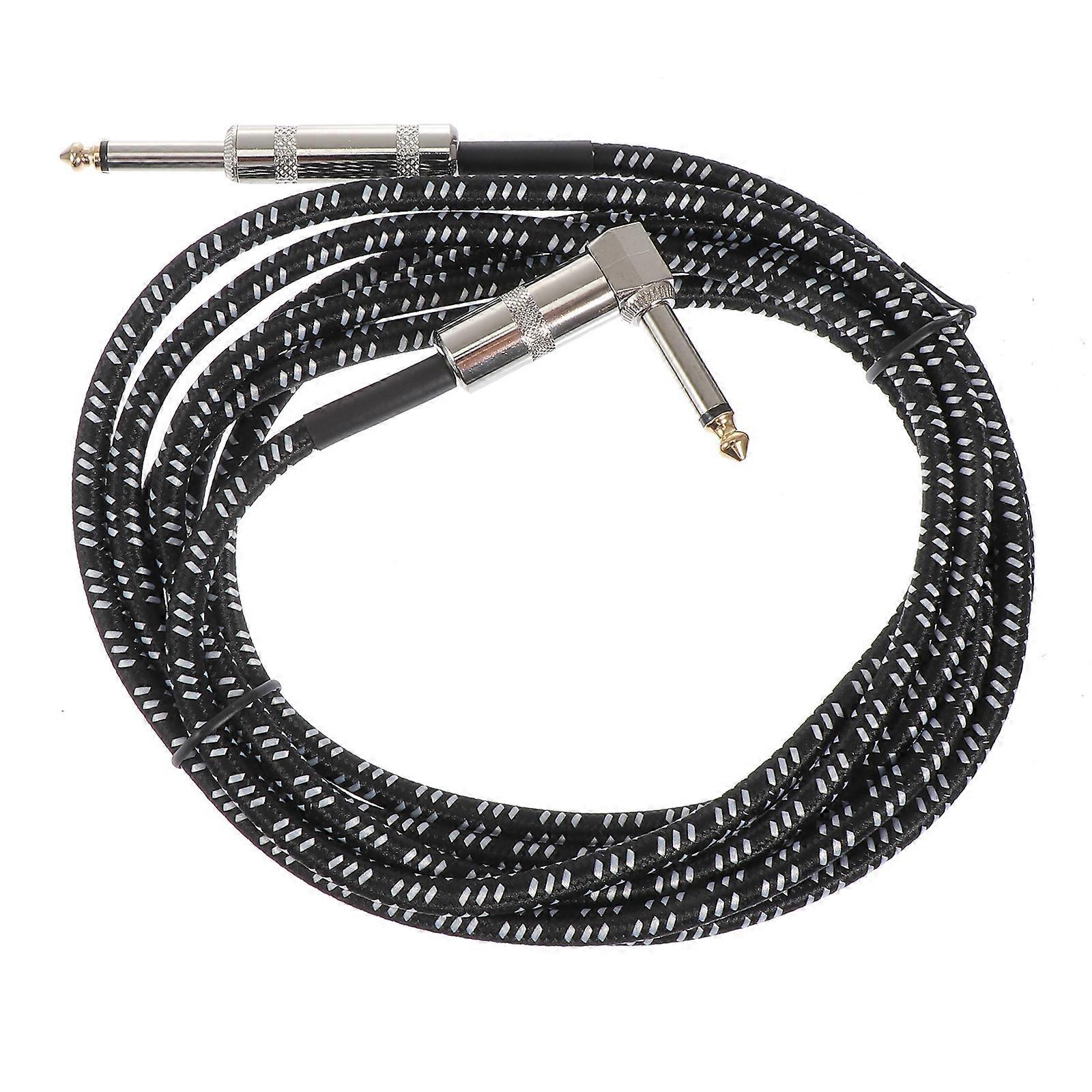 Stück Robustes Gitarrenzubehör-audiokabel, Gitarrenadapterkabel, Verbindungskabel-300x4.7x1.2cm-white