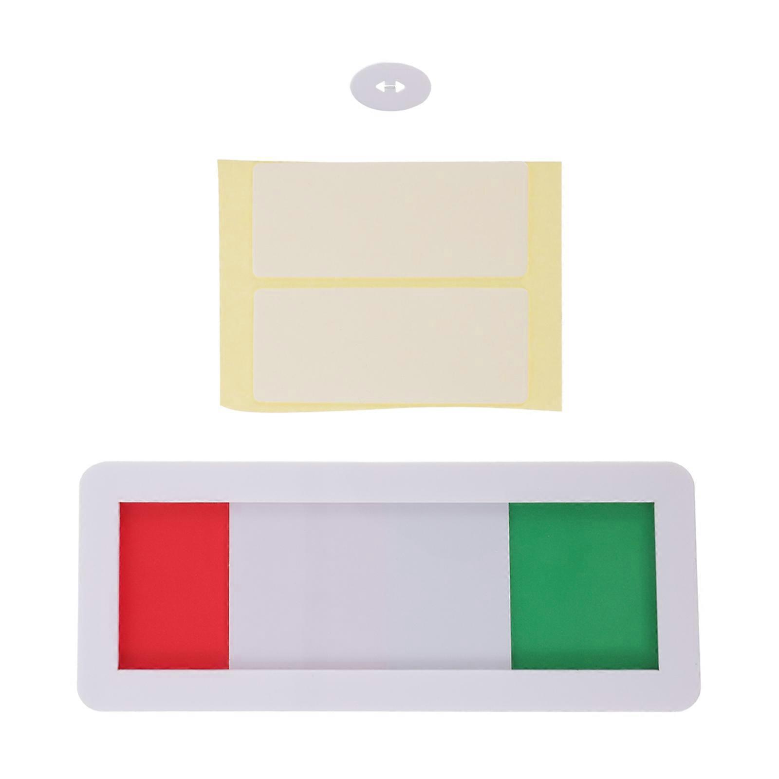 „geöffnet“-schild Für Geschäftstür, Sichtschutz-schiebetüranzeige Für Konferenzraum-14.90x5.90x0.50cm-white