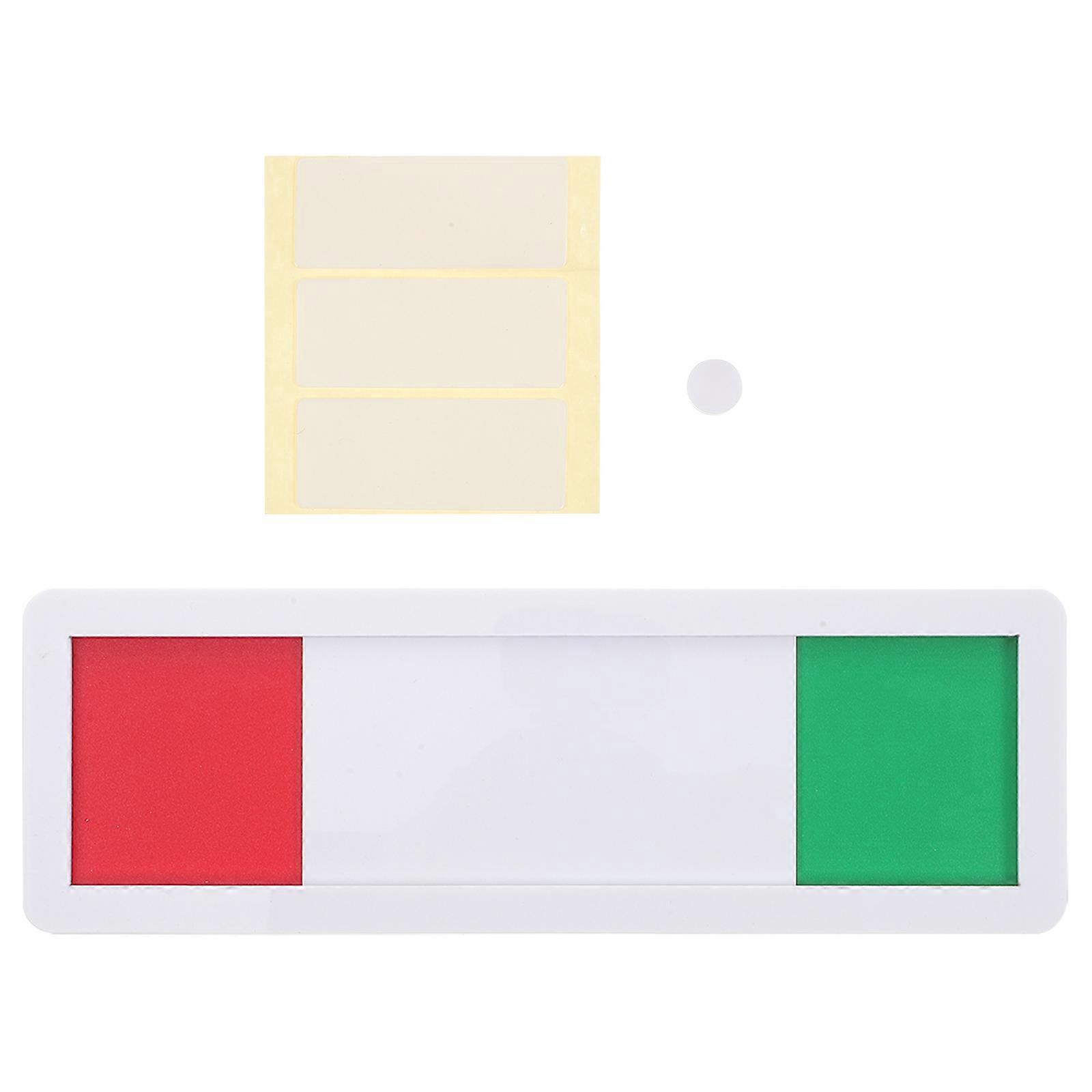 Konferenzraum Geöffnet/geschlossen Schiebetür-schild Sichtschutzanzeige Für Schiebetür-20.90x6.90x0.50cm-white
