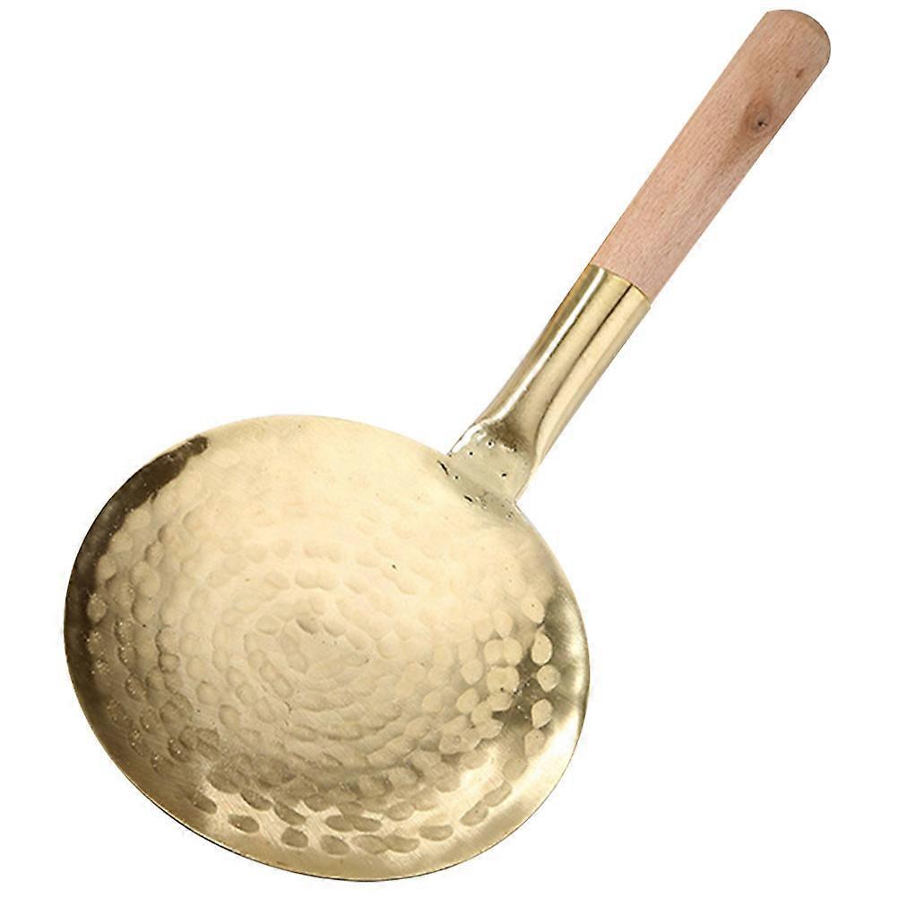 Küchen-tofu-löffel, Mehrzweck-tofu-schaufel, Praktischer Lebensmittellöffel, Küchenkelle, Praktische Tofu-schaufel-21.5x10x1.5cm-golden