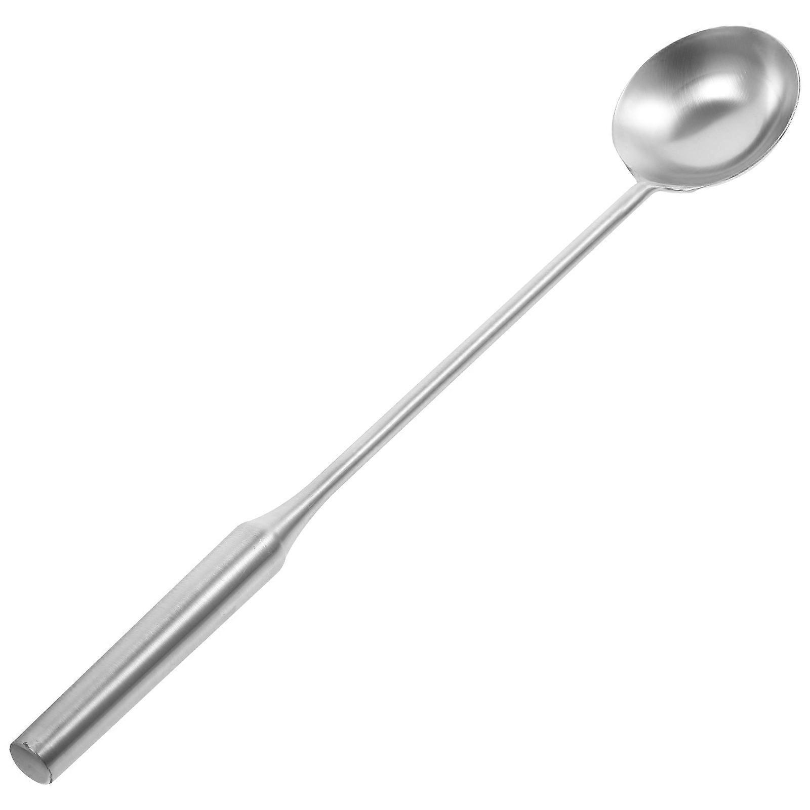Suppenkelle Mit Langem Griff, Wasserlöffel Aus Edelstahl, Kantinen-speiseschaufel, Küchen-wasserschöpfer-45.5x8x3cm-silver