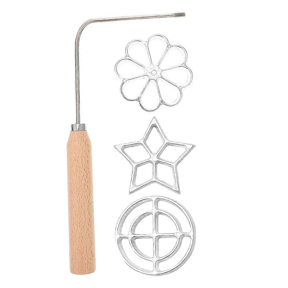 1 Set Aluminium-waffelform Mit Griff, Timbales-form, Form Für Frittierte Snacks, Diy-snackform-24x13.5cm