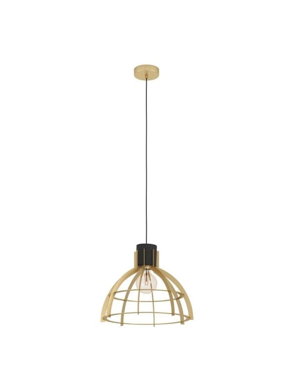 EGLO STILLINGTON ANHÄNGER E27 SCHWARZ/GOLD
