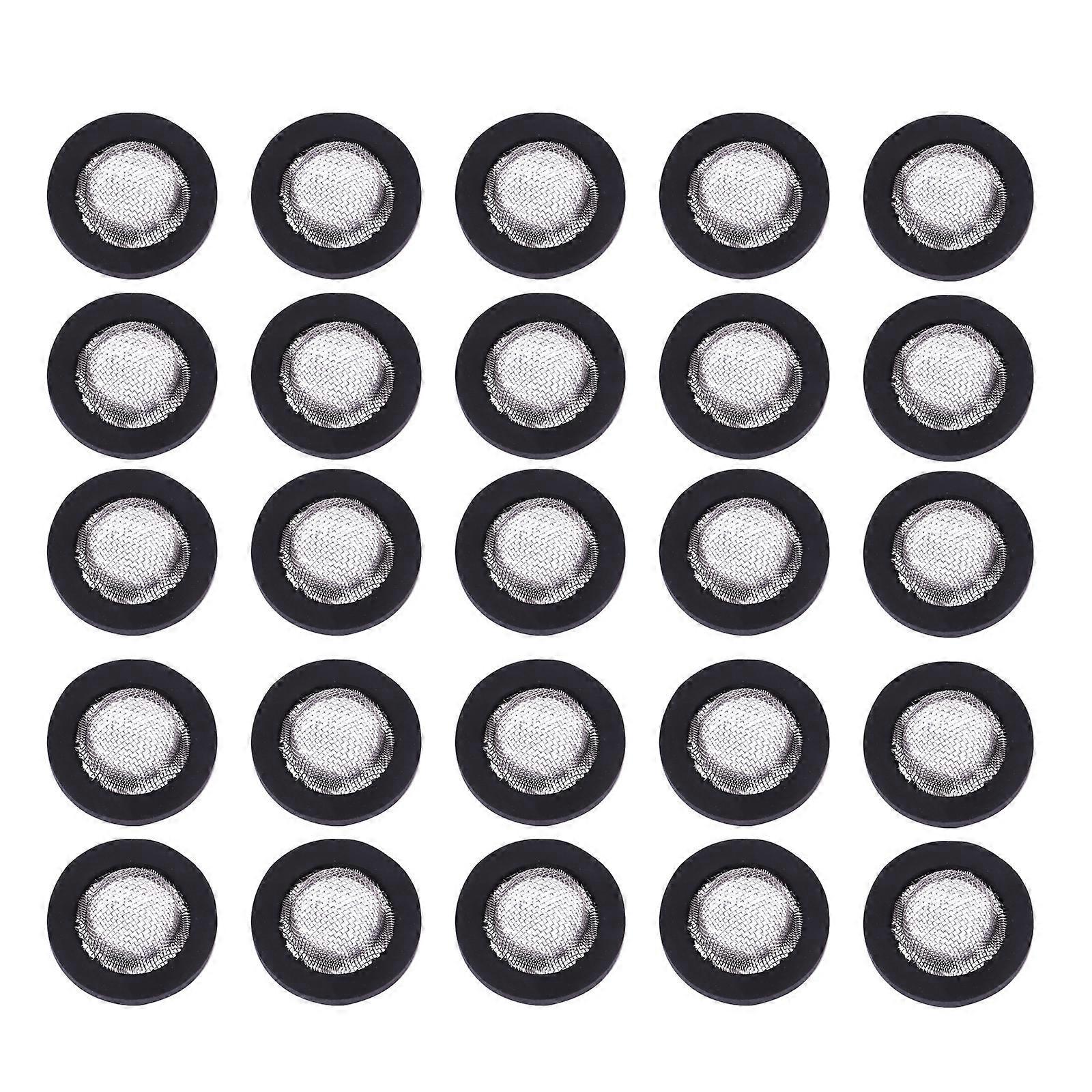 40 Stück 1/2 Zoll Duschschlauch-gummidichtungen Aus Edelstahl-2x2cm-black