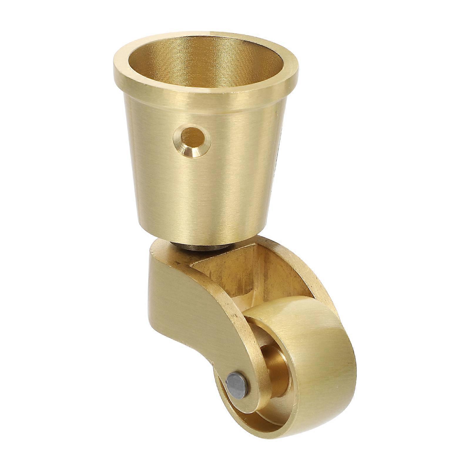Universelle, Robuste Messingrolle Mit 360°-drehung Für Möbel-5.8x2.5x2.2cm-golden