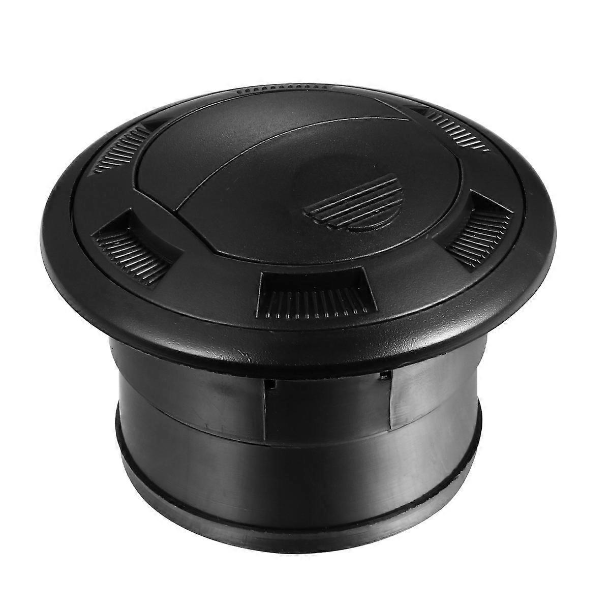 Runder Lüftungsauslass Für Klimaanlagen In Wohnmobilen, Bussen, Autos Und Wohnwagen-10x10cm-black