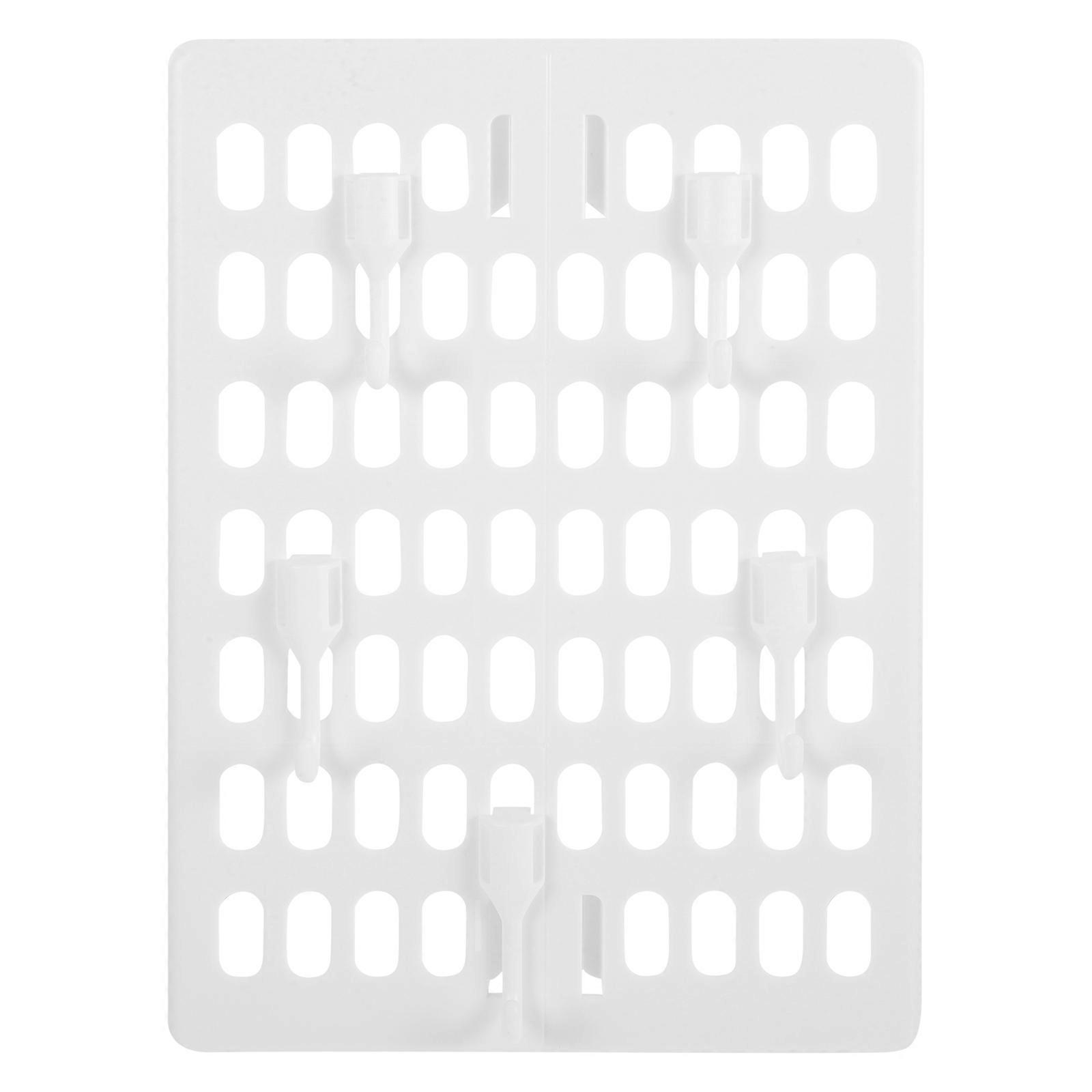 1 Set Lochwand-wandaufhänger, Lochwand-aufbewahrungsregal-30x21cm-white