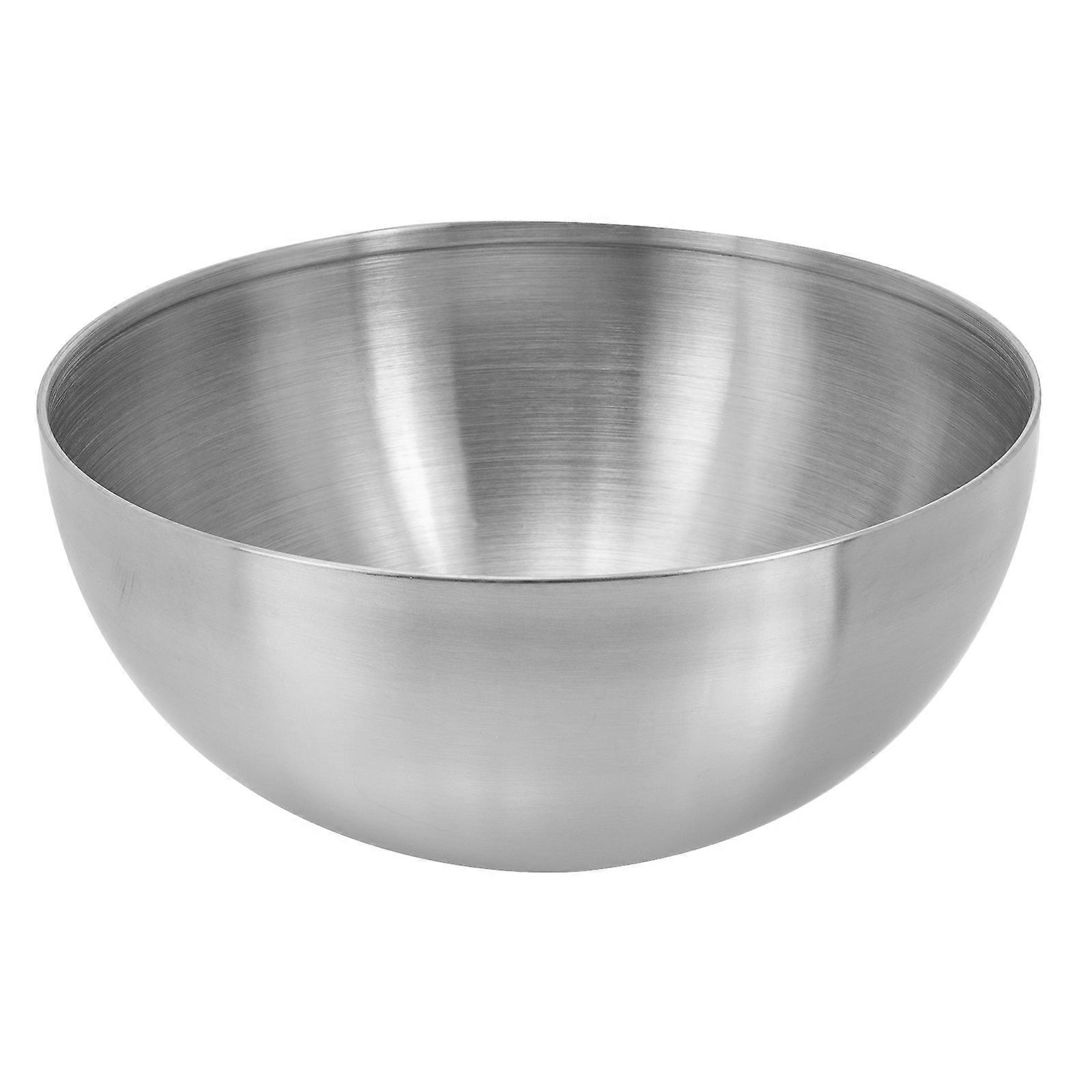 Multifunktionale Salatschüssel, Obstaufbewahrungsbehälter, Aufbewahrungsschüssel Aus Edelstahl-15x7cm-silver