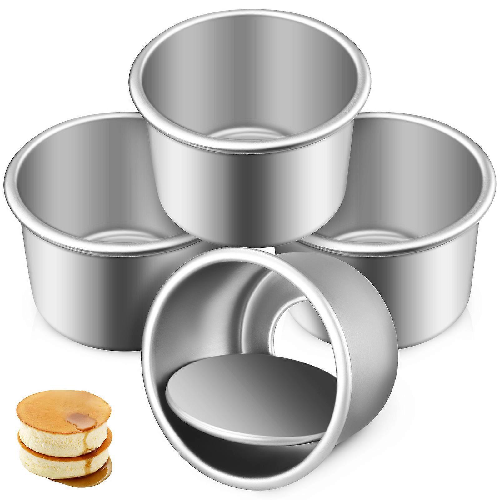 Runde Kuchenformen Mit Herausnehmbarem Boden Aus Aluminiumlegierung, Kleine Kuchenformen Zum Backen Von Kuchen