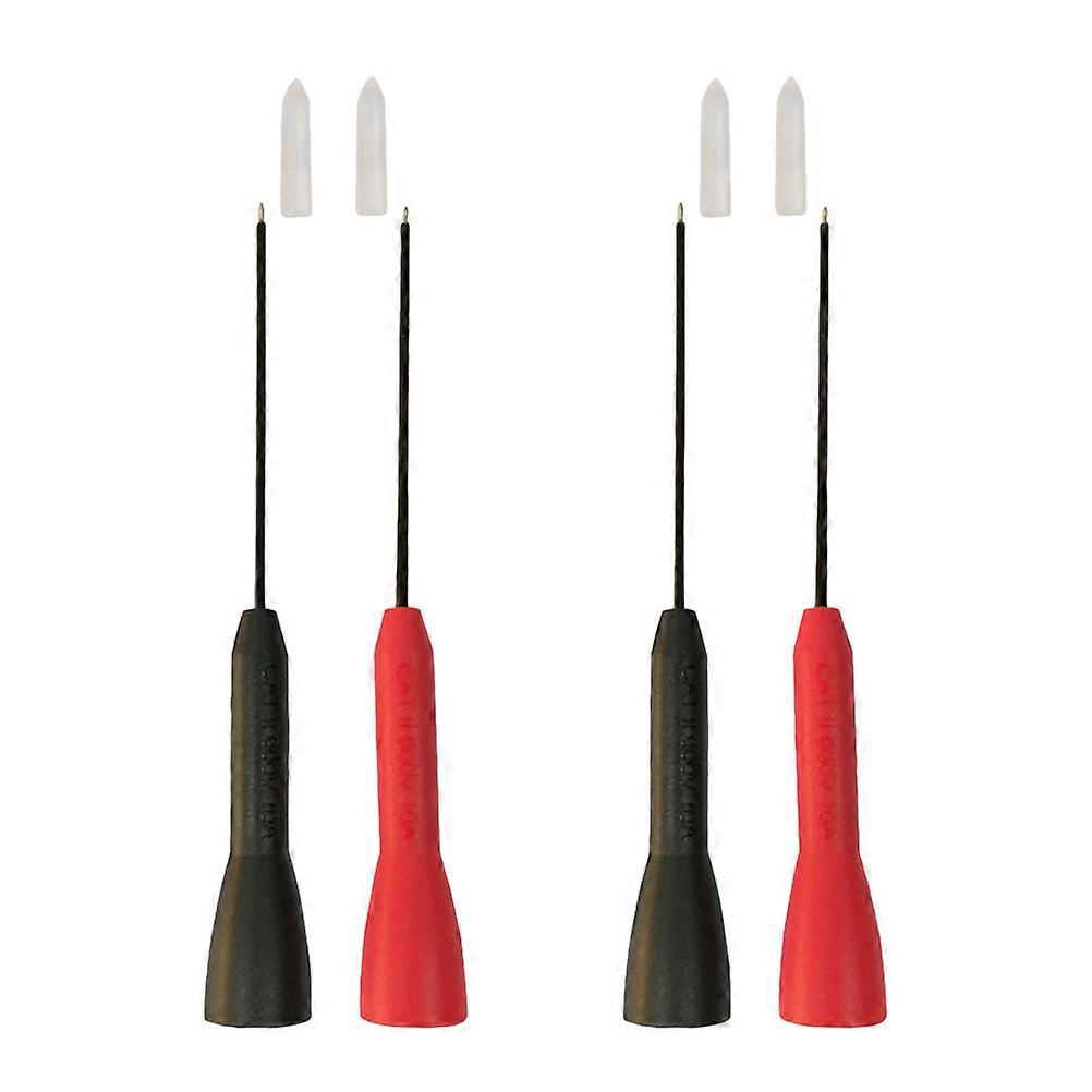4-teiliges Set Messleitungen, Edelstahlnadeln, Multimeter-zubehör-11x1x1cm