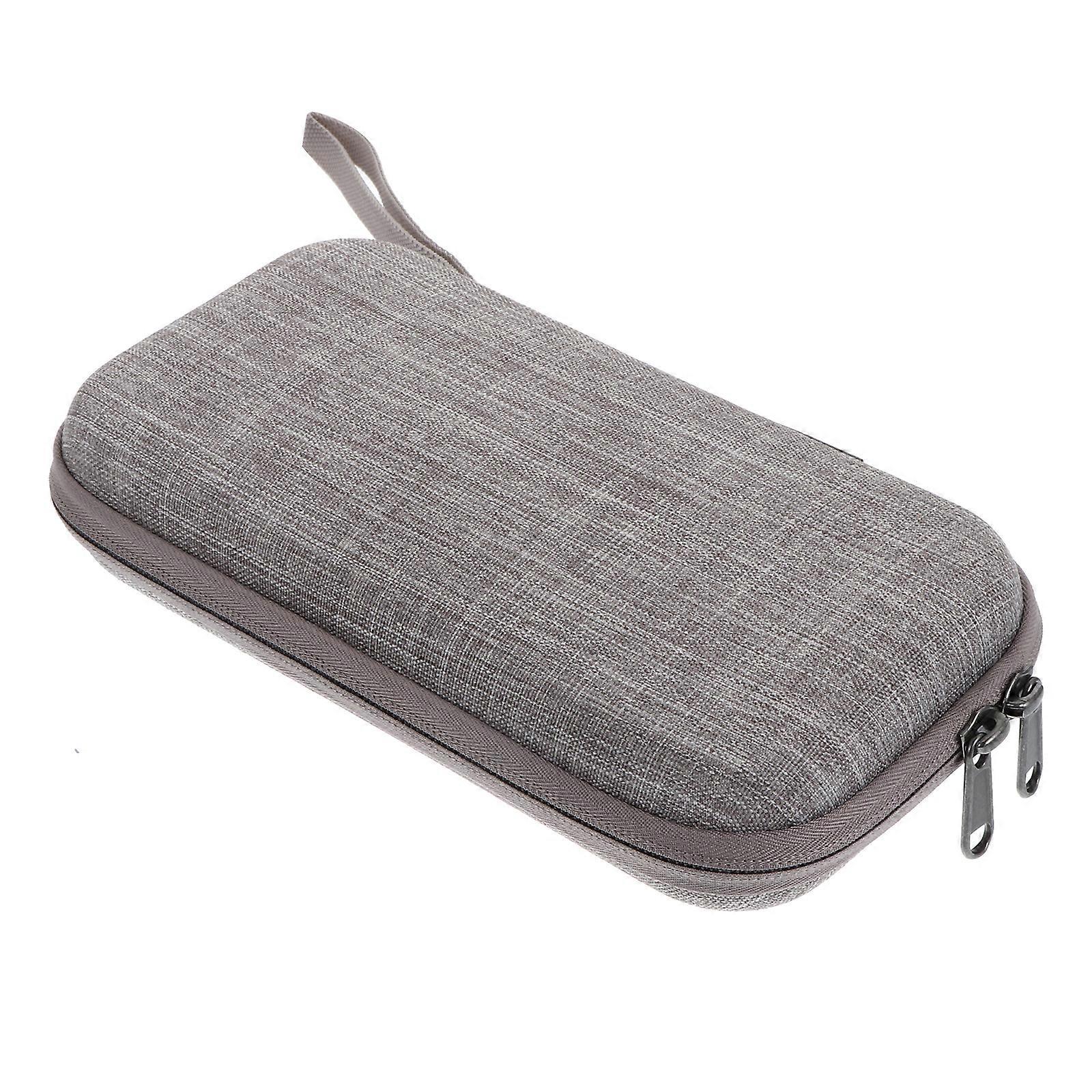 Aufbewahrungstasche Für Powerbanks, Robuste Handytasche, Organizer Für Kopfhörer Und Usb-kabel-22x12x4cm-grey
