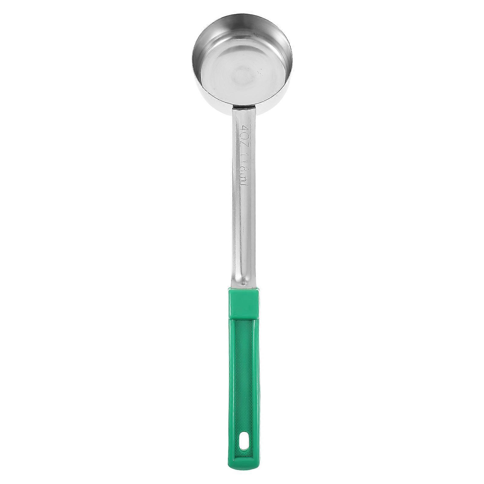 Langer Portionslöffel, Premium-portionskelle, Langlebige Portionskelle-14x7.5x3.3cm-green