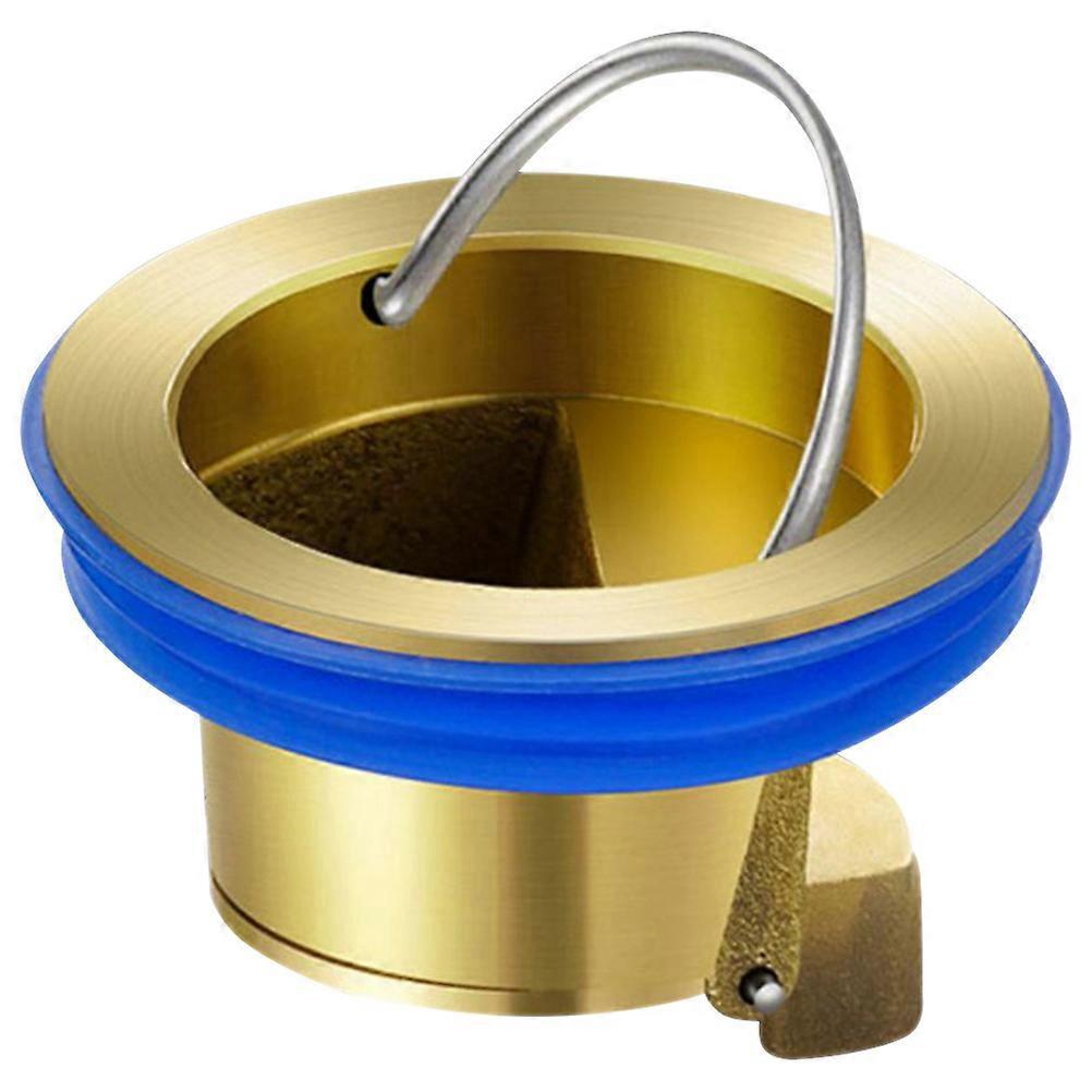 Geruchsdichter Bodenablaufkern, Rückstauverhinderer Für Abwasserleitungen, Praktischer Bodenablaufkern-4.3x3.3cm-golden
