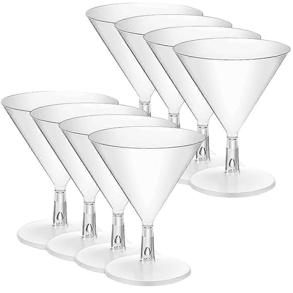 Stück Bruchsichere Cocktailgläser Aus Kunststoff, Weingläser, Martinigläser, Whiskygläser-8.00x6.80x6.80cm-as Shown