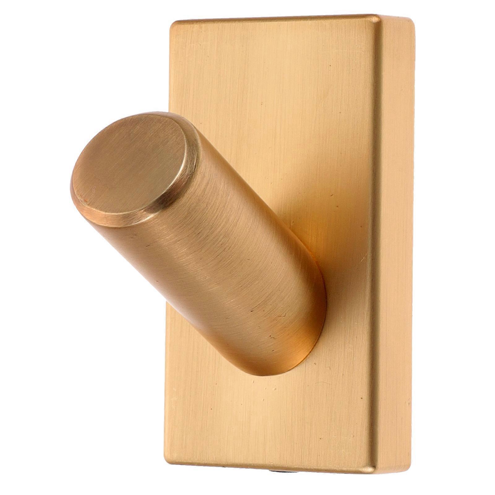 Wandhaken, Kleiderhaken, Huthaken, Handtuchhalter Aus Metall Für Badezimmer Und Flur-6.3x4.8cm-golden