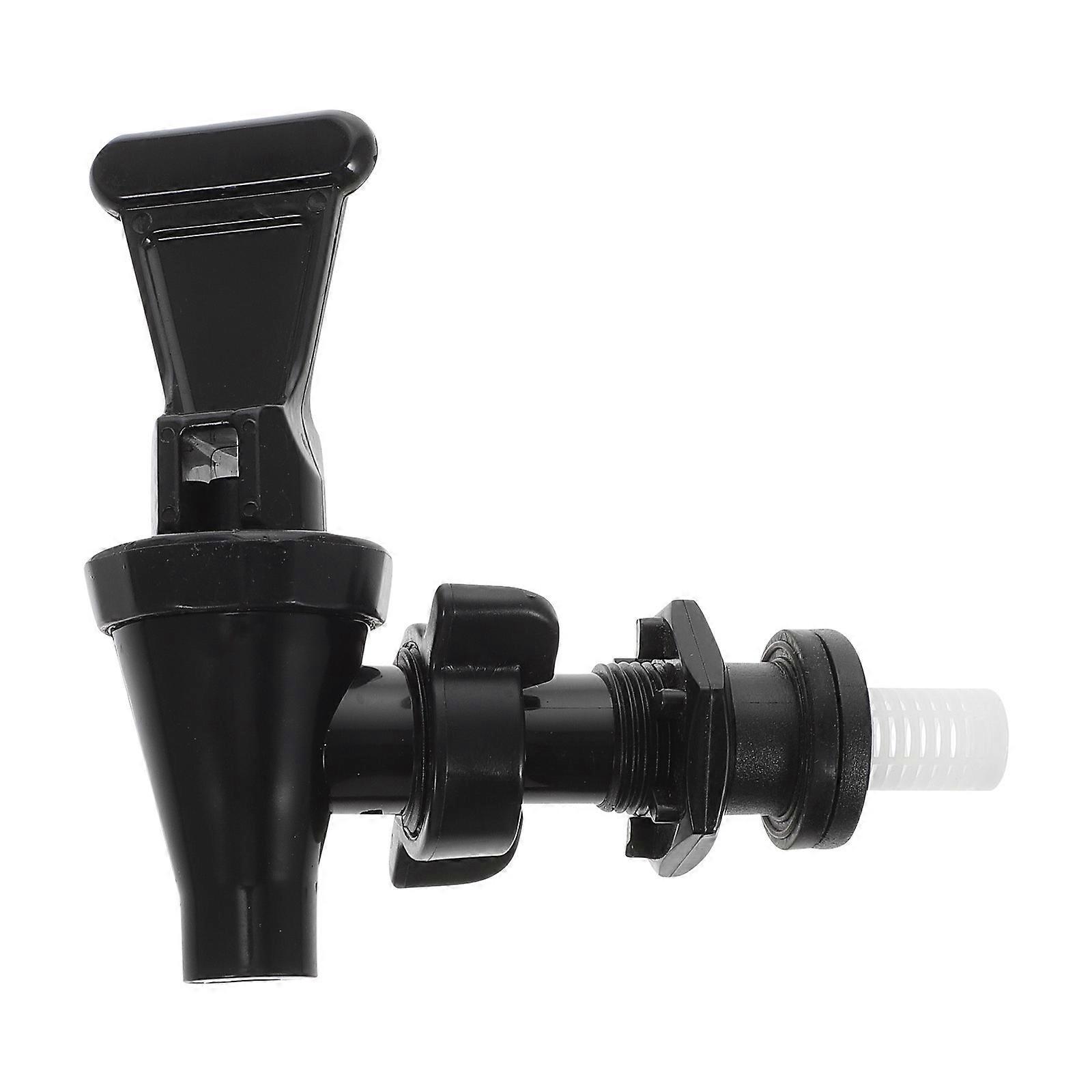 Milchtee-eimer, Wasserhahn, Fass, Kunststoffhahn, Wasserhahn, Wasserspender, Schalter, Fassarmaturen-12.3x11x4.4cm-black