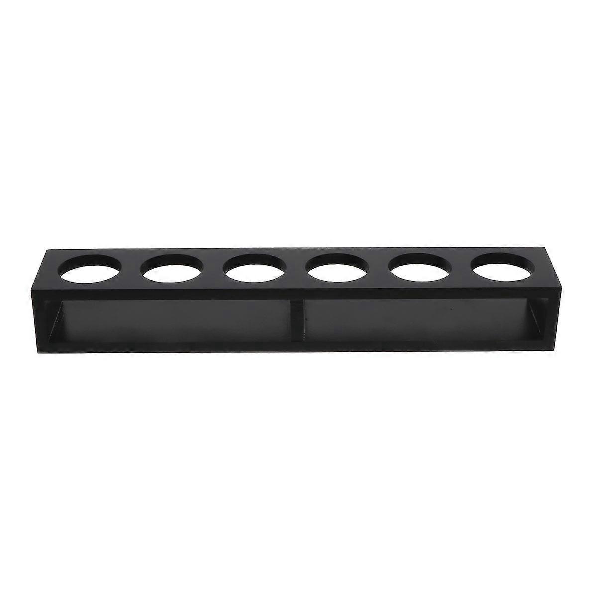 Cocktailglashalter, Praktischer Weinbecherhalter Aus Holz, Praktisches Becherregal-33.00x6.00x4.50cm-black