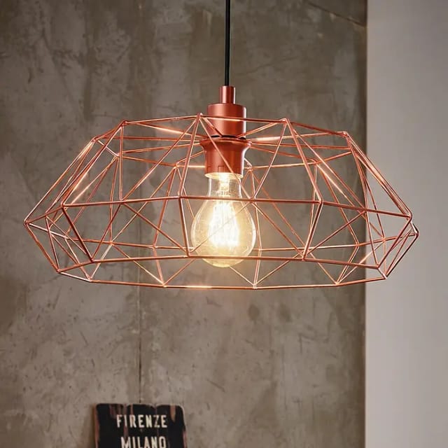 EGLO CARLTON 2 PENDELLEUCHTE Ø455 KUPFER