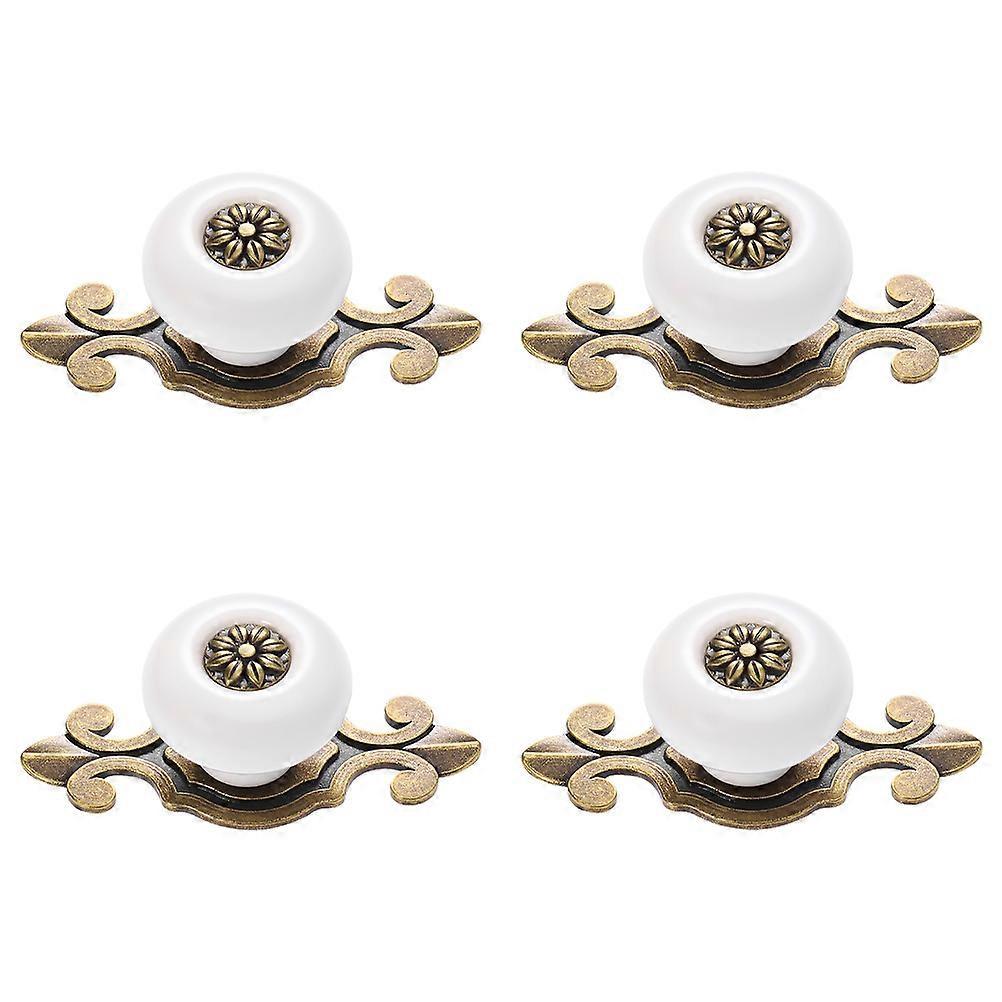 Stück Möbelgriffe Aus Zinklegierung, Schrankknöpfe, Schubladengriffe, Einzelloch-befestigung-7.5x3cm