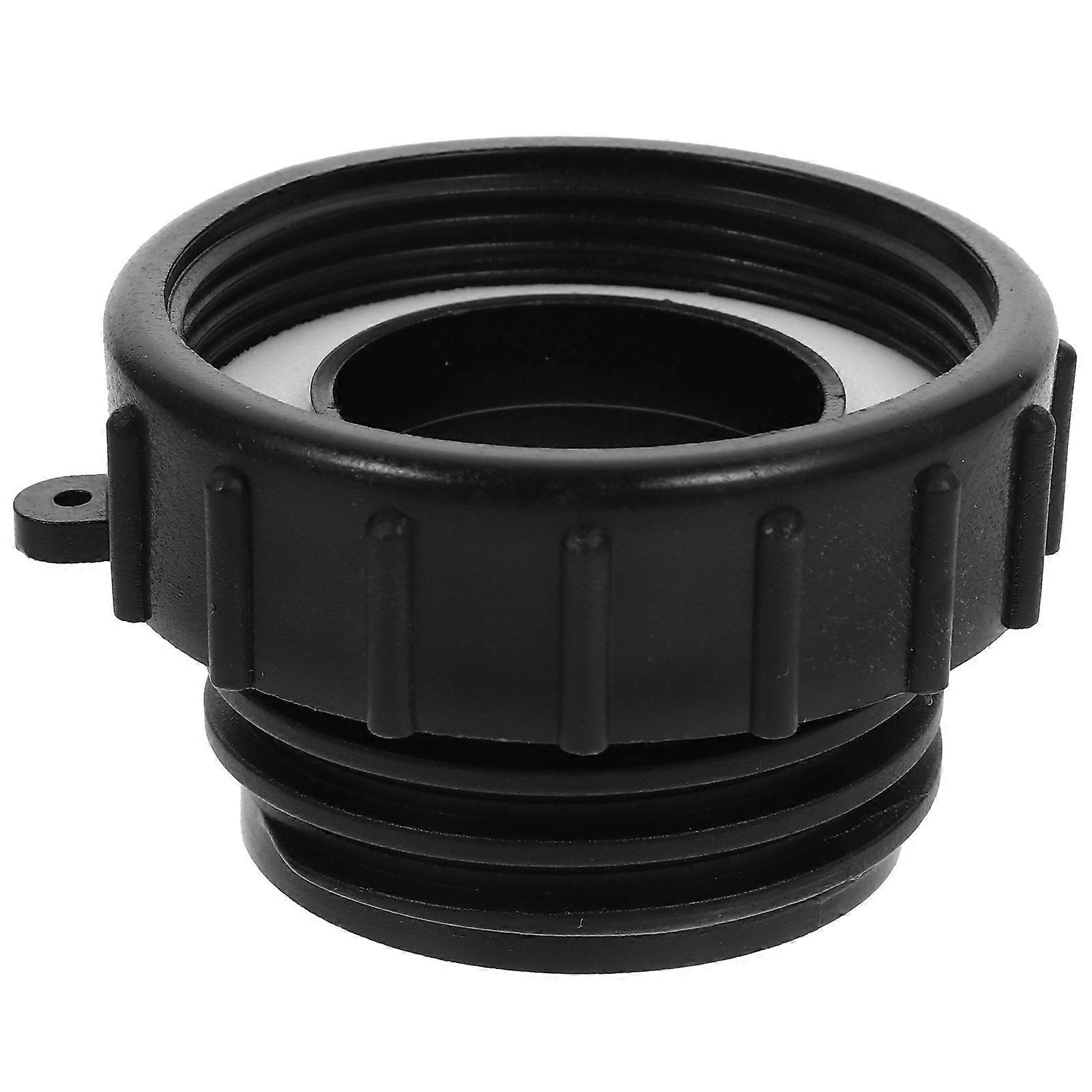 Ibc-behälteradapter 63 Mm Feingewinde Auf 60 Mm Grobgewinde Wassertankkonverter-6.3x6.3x6cm-black