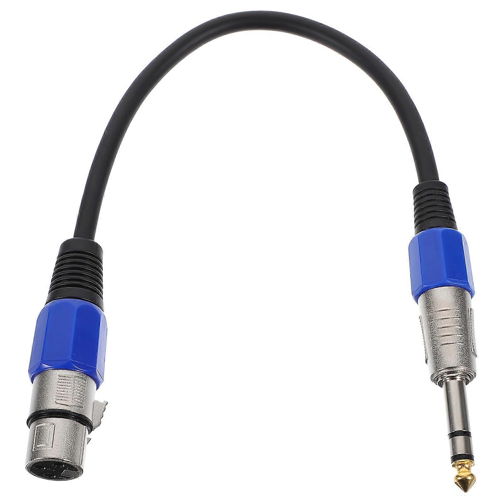 Stück Xlr Auf 6,35-mm-klinkenadapter-patchkabel, Stecker Auf Buchse, Audio-konverter-adapter-37.00x2.50x2.50cm