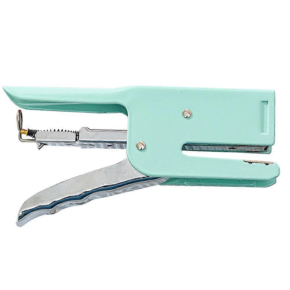 Praktischer Handhefter Fürs Büro, Multifunktionaler Metallhefter, Komfortabler Handhefter-16.8x2.3cm-green