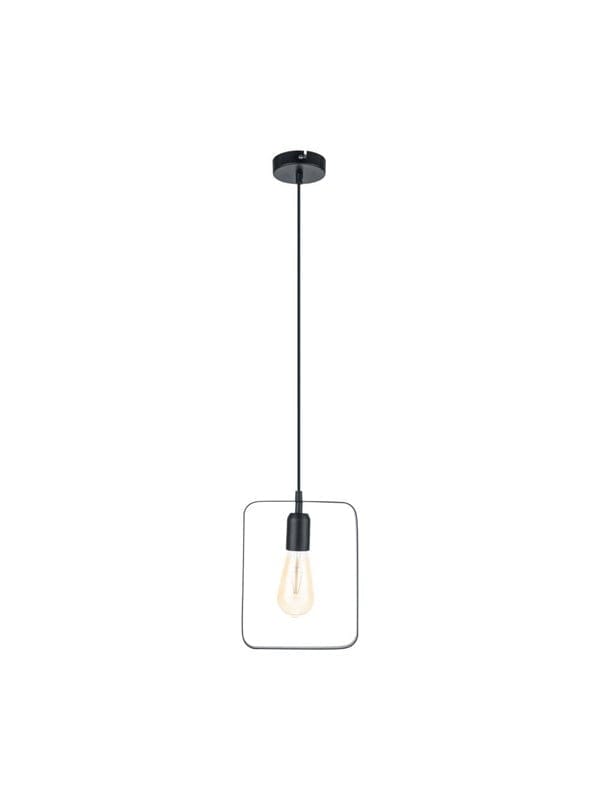 EGLO BEDINGTON PENDELLEUCHTE 4 EDGE SCHWARZ