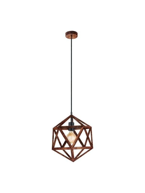 EGLO EMBLETON PENDELLEUCHTE E27 Ø305 ANTIK KUPFER