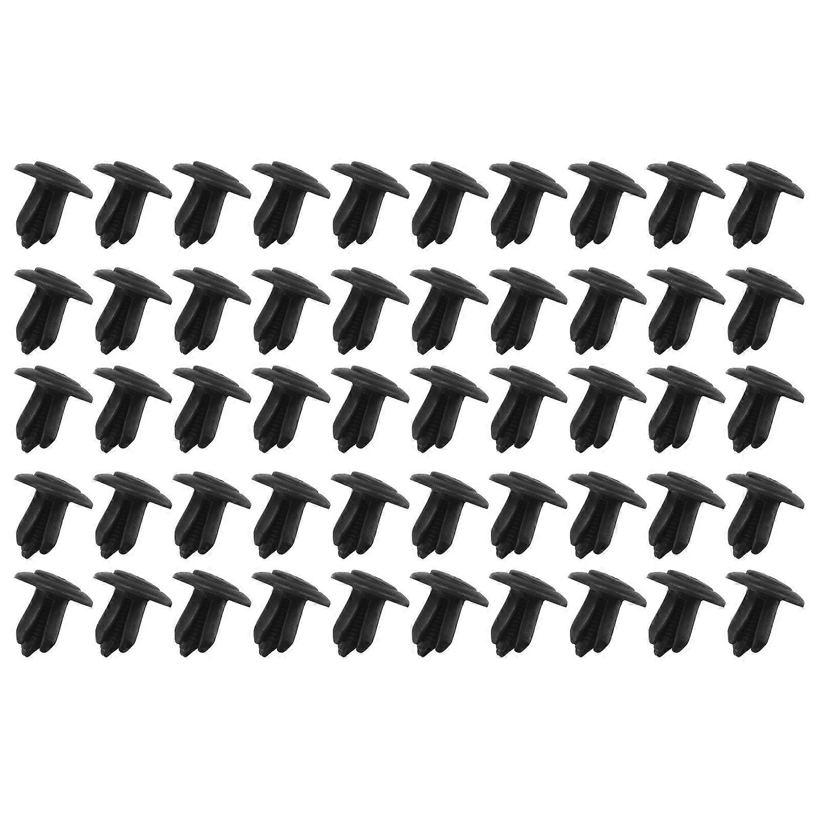 100 Stück Befestigungsclips Für Geschirrspüler-zugangsklappen Und Sockelleisten-2x2x2cm-black