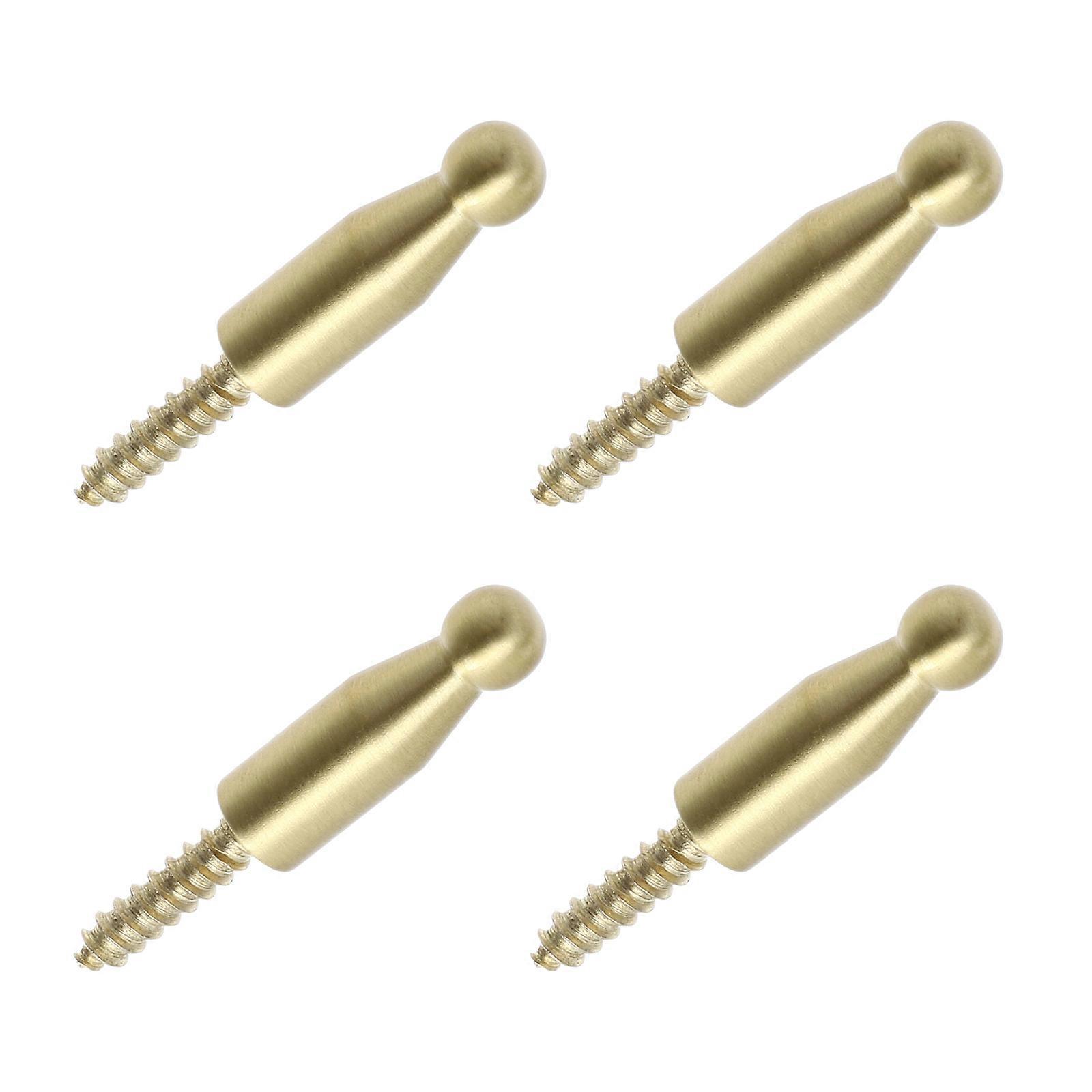 4er-pack Messing-kleiderhaken, Huthaken, Einzelhaken, Küchen-, Wand- Und Türhaken, Praktische Badezimmerhaken-2.50x0.80x0.80cm-golden