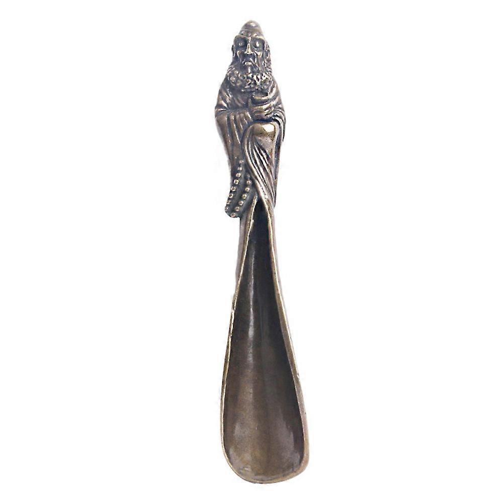 Löffel Aus Messing Mit Buddha-motiv, Multifunktionale Teelöffel, Kaffeelöffel-4.6x2.1cm