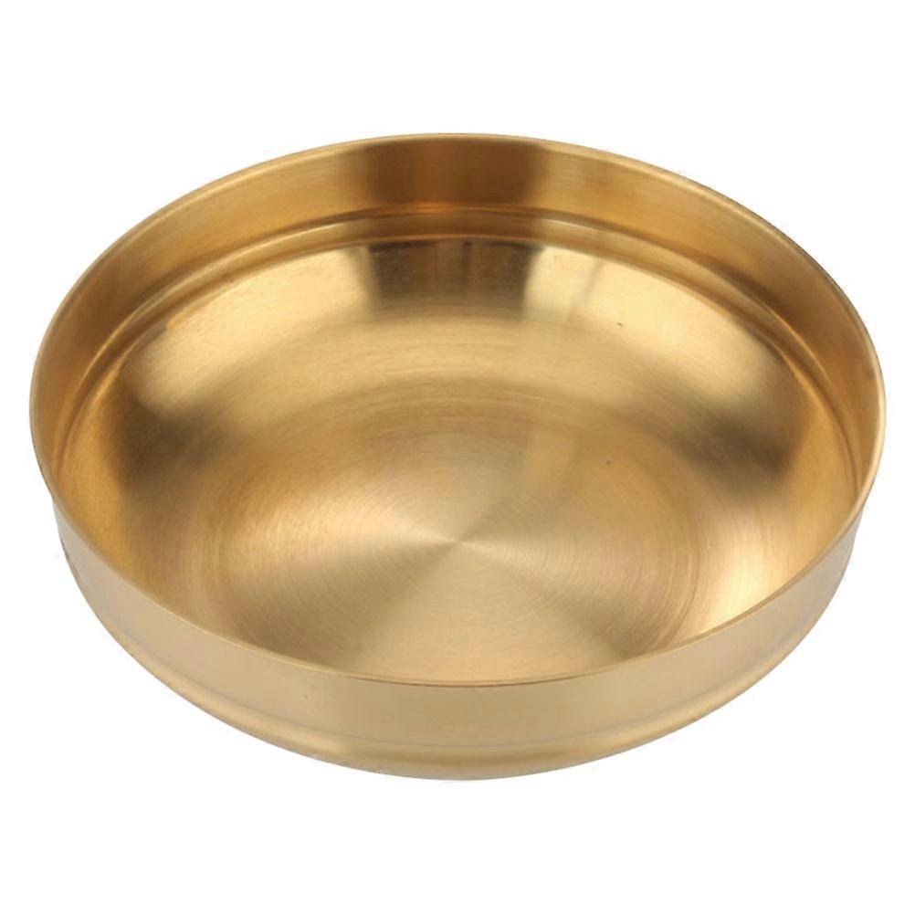 Stück Edelstahl-schüssel Für Kalte Nudeln, Küchenschüssel Für Suppennudeln, Schüssel Für Gemischten Reis-20x7cm-golden