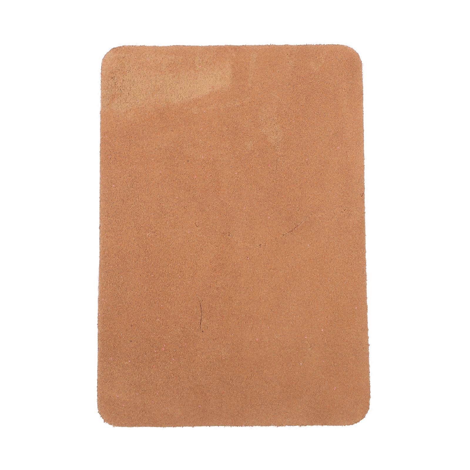 Stück Rutschfeste Matte Aus Rindsleder Für Musikinstrumente, Befestigungszubehör Für Musikinstrumente-13.1x9x0.2cm-brown