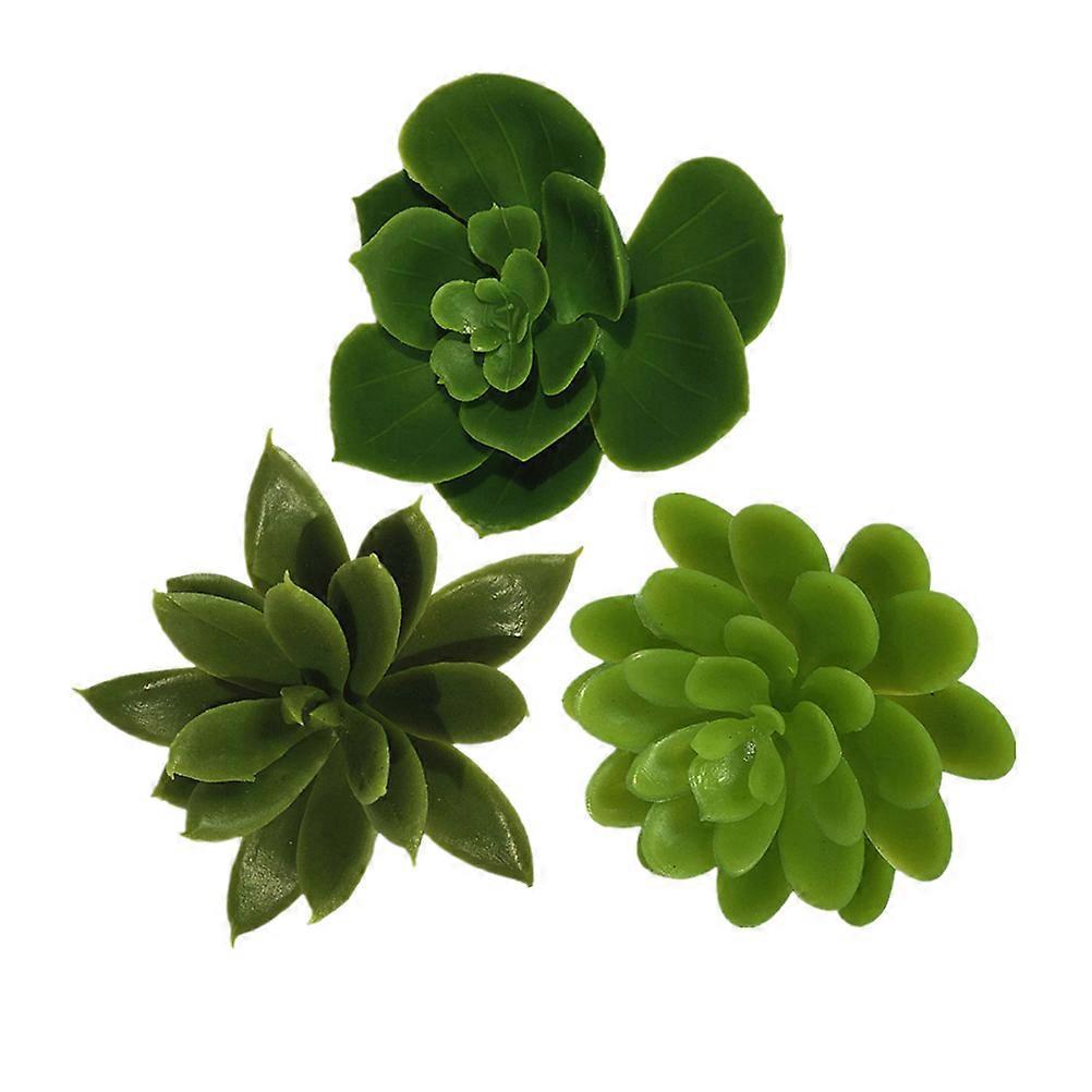 3er-set Künstliche Sukkulenten-stäbchen, Naturgetreue Schneelotus-dekoration, Künstliche Sukkulente, Schneelotus-dekoration, Lebendige Sukkulente, Schneelotus-dekoration, Topfpflanze Für Den Innenbere