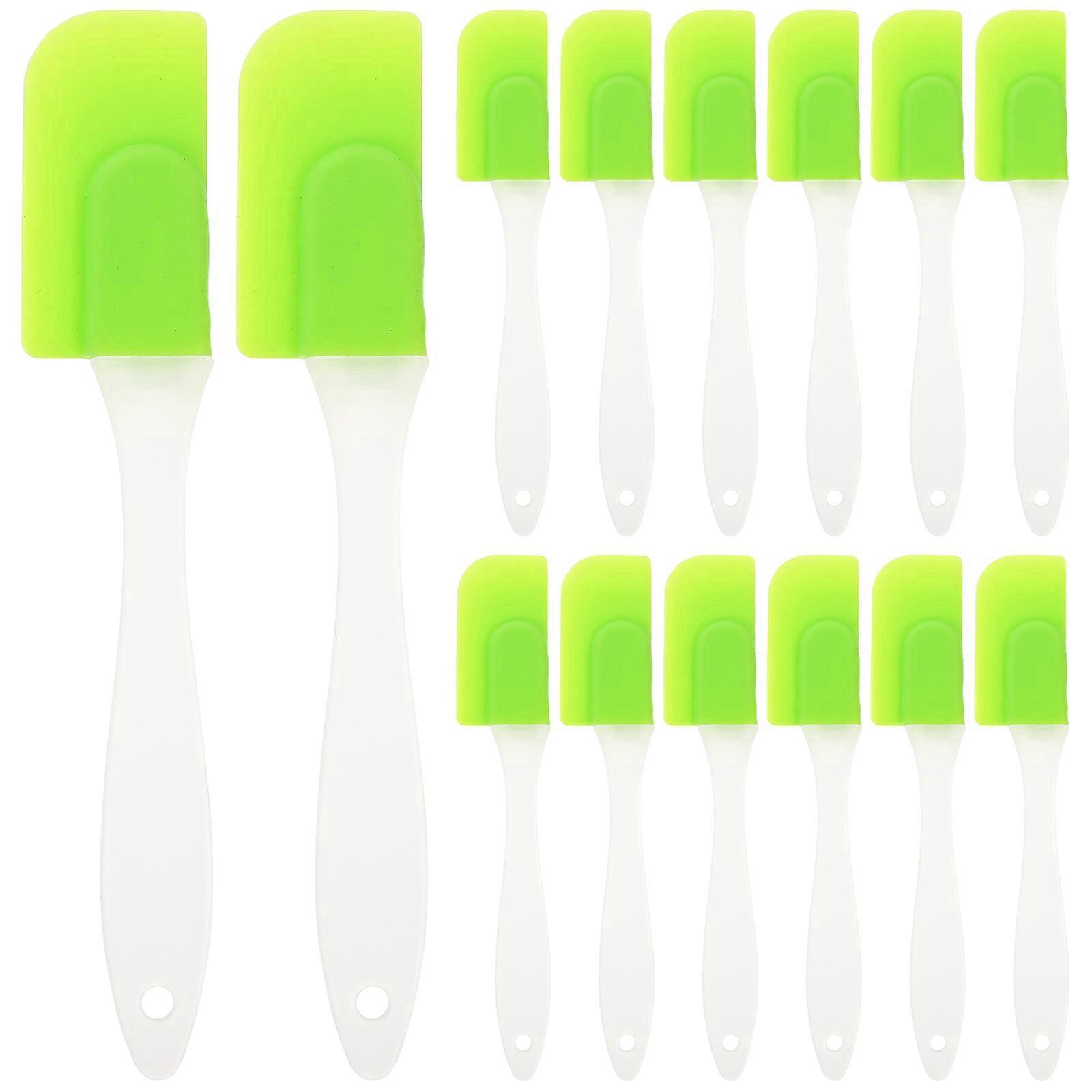 12-teiliges Set Professioneller Backschaber, Silikon-backspatel, Kuchenschaber, Wiederverwendbare Backschaber-17.5x3x0.8cm-random Color