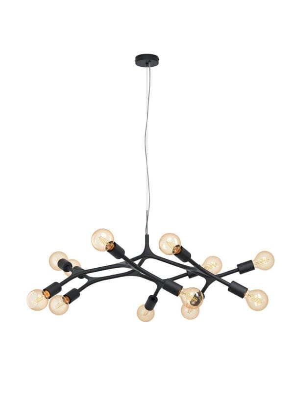 EGLO BOCADELLA PENDELLEUCHTE 12L SCHWARZ