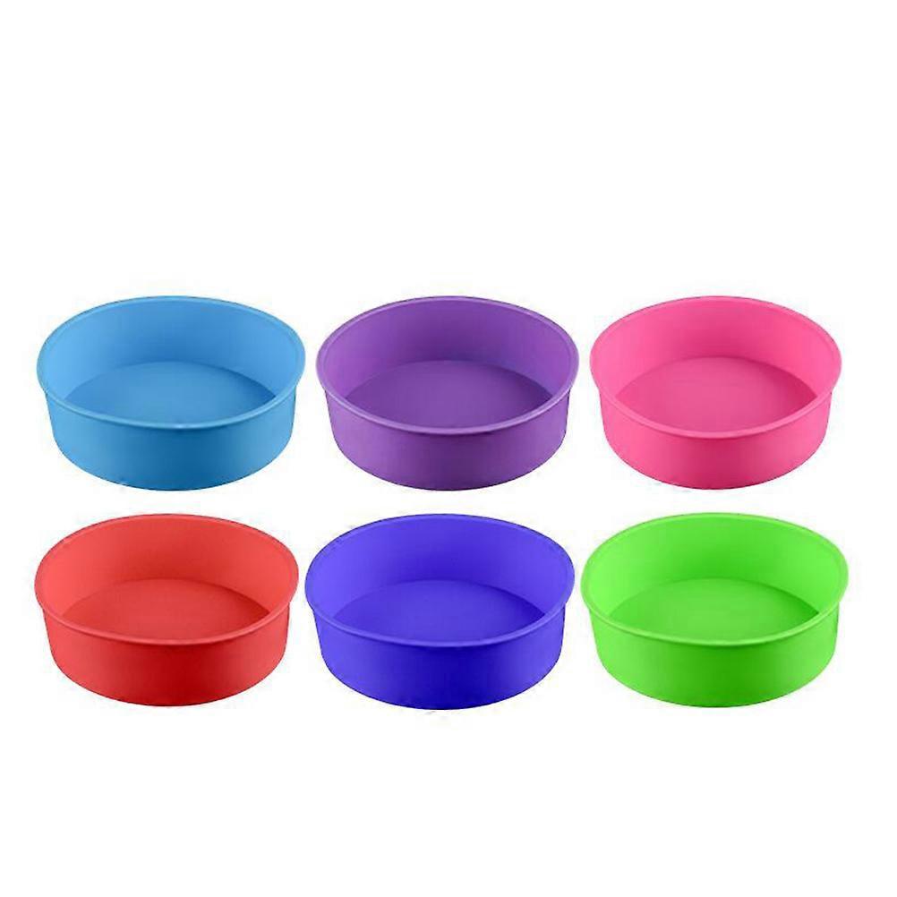 Runde Silikon-backform, 15 Cm Durchmesser, Bpa-frei, Antihaftbeschichtet (farbe Zufällig)