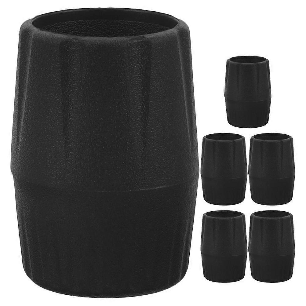 6 Stück Gitarrenständer-beinpolster, Gummifüße Für Gitarrenständer, Rutschfeste Kappen-3.50x2.50x2.50cm-black
